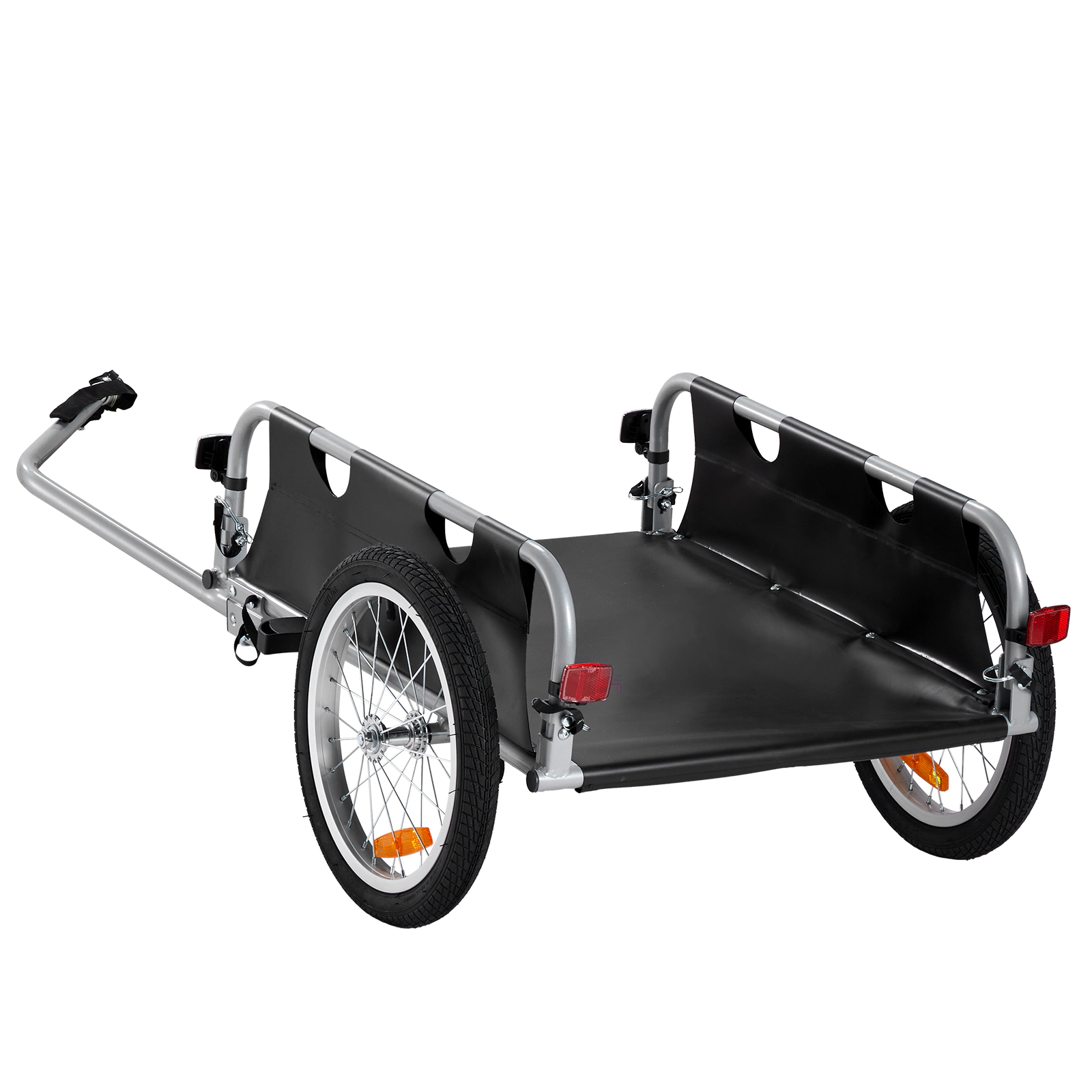 HONGGE Bike Cargo Trailer Capacity Heavy-Duty Bicycle Wagon Cart Foldable Compact Storage with Universal Hitch Bike