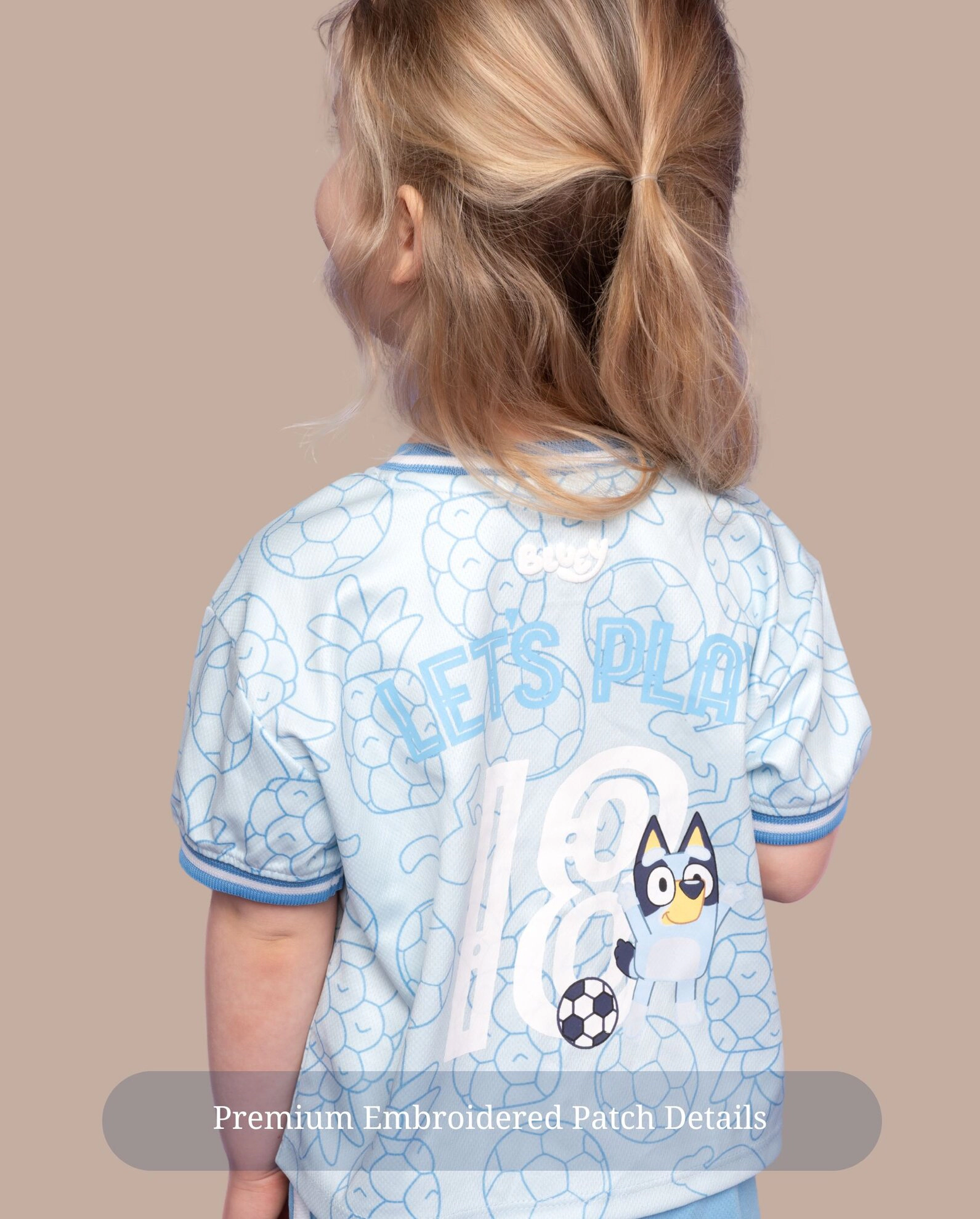 Bluey Girls' Athletic 2-Piece T-Shirt and Shorts Set