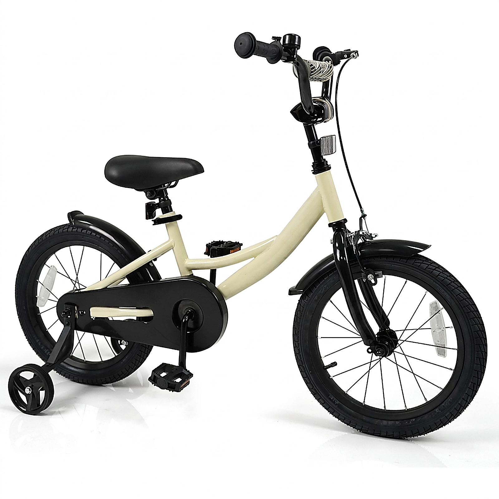 SUGIFT Adjustable Handlebar and Seat Kids Sport Bicycle with Removable Training Wheels 145-lb Capacity Ages 4-7 Years