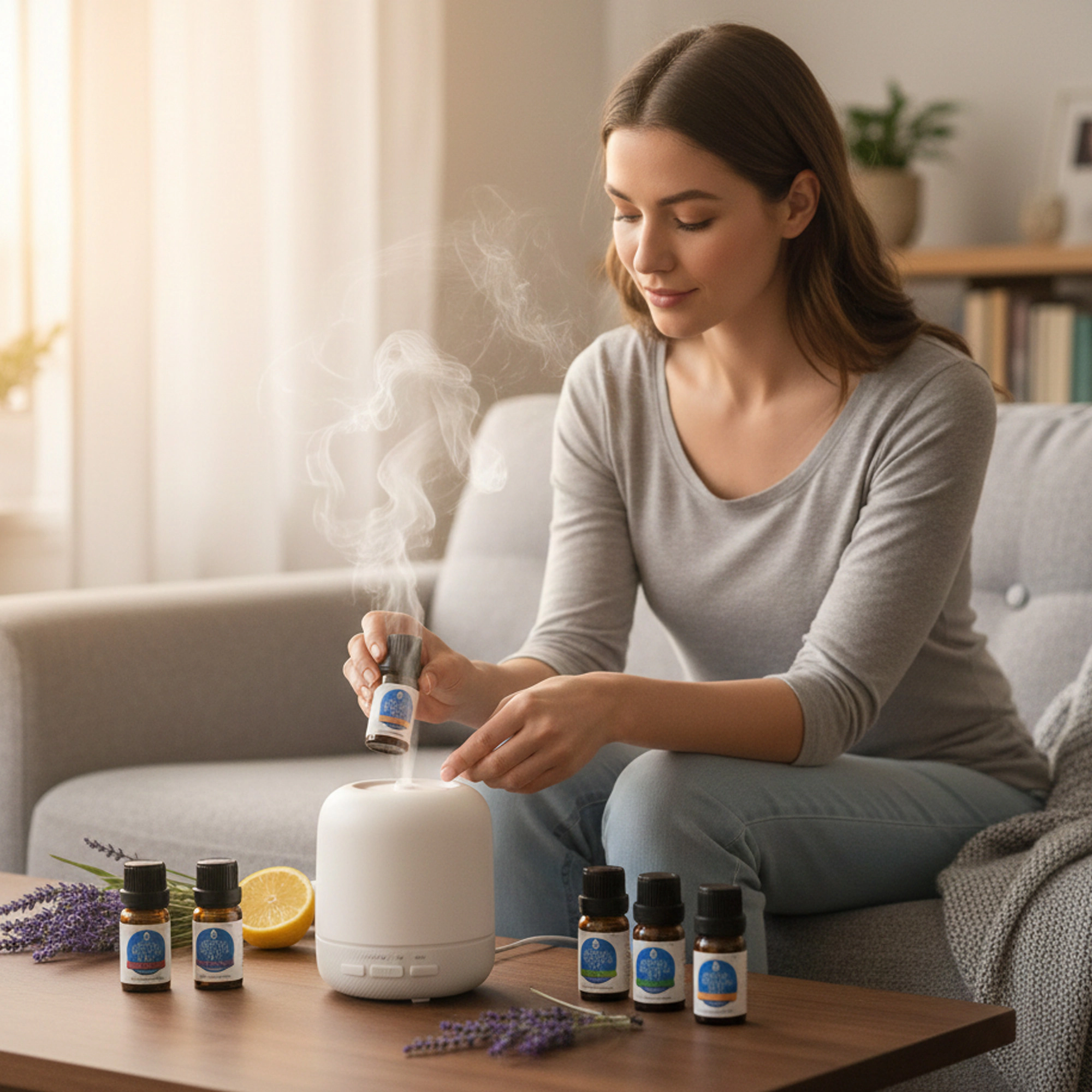 Pursonic Unisex 100% Pure Aromatherapy Essential Oils Gift Set – 6 Pack