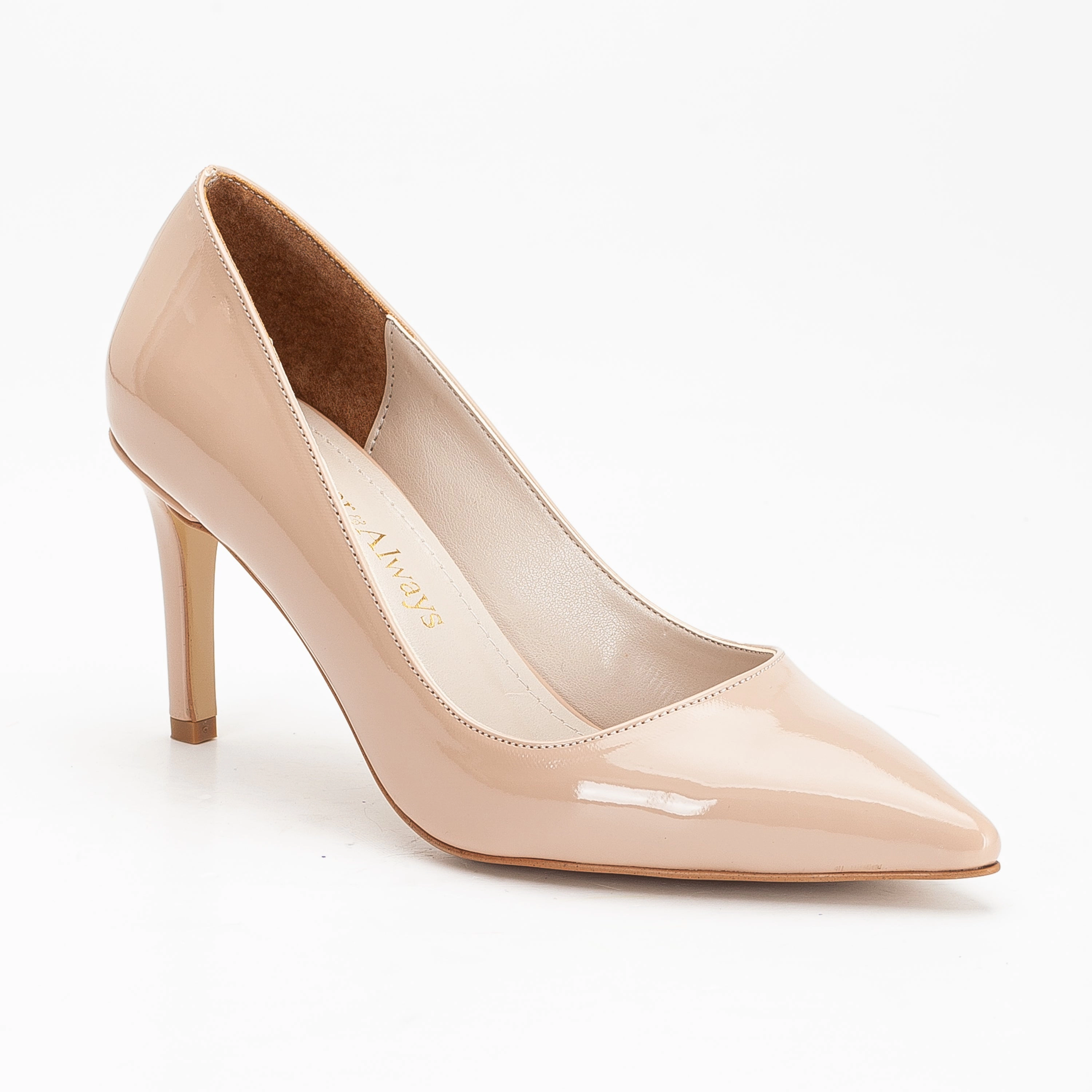 Forever & Always Womens Perla Pointed Toe Stiletto Pumps