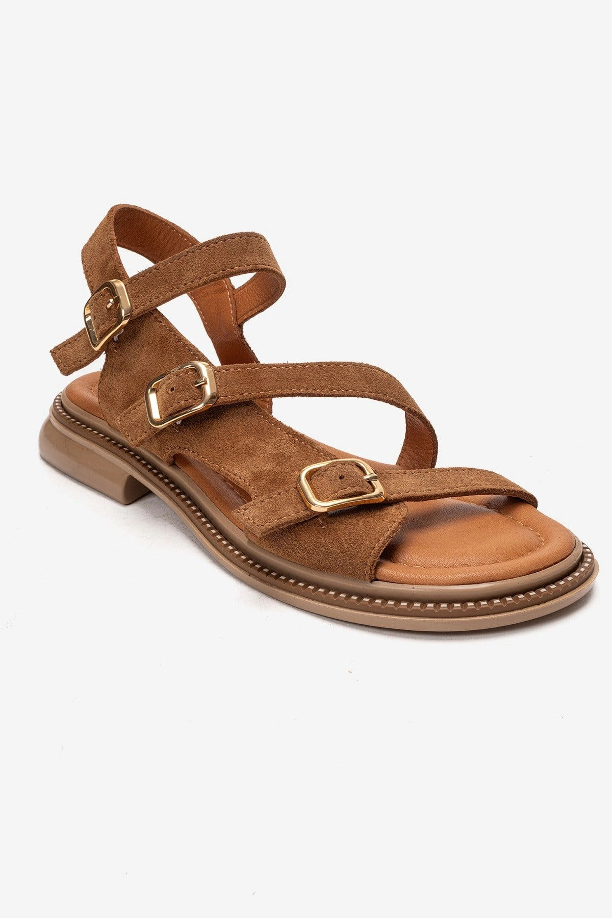 Forever & Always Womens Morez Leather Sandals