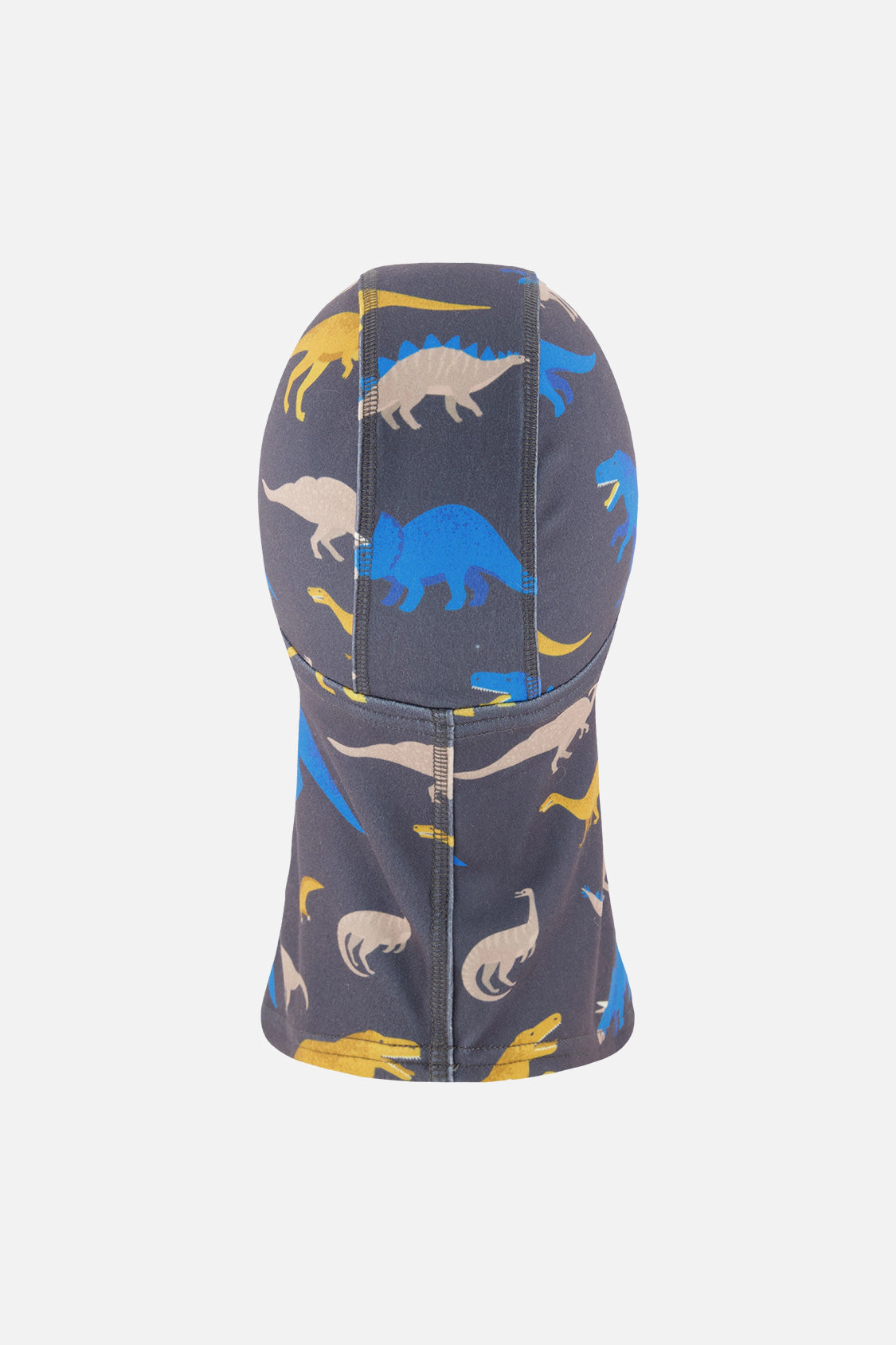 Deux par Boys Brushed Jersey Dinosaur Print Balaclava with Reflective Patch