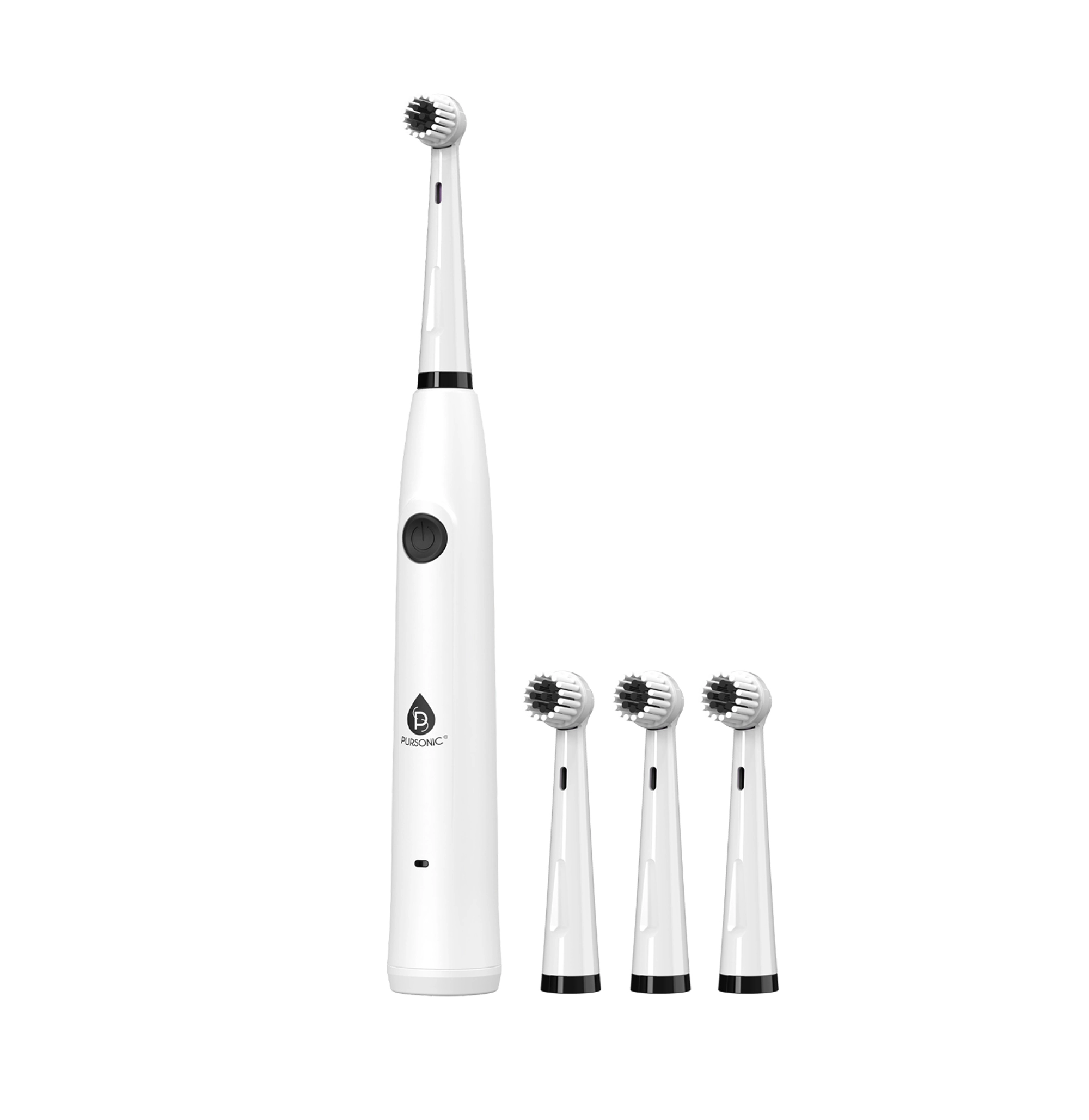 Pursonic Unisex USB Rechargeable Sonic Electric Toothbrush with UV Sanitizer, 3 Modes & 3 Brush Heads