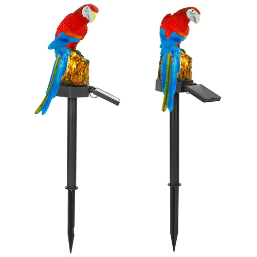 GBruno Solar-Powered Parrot Garden Light