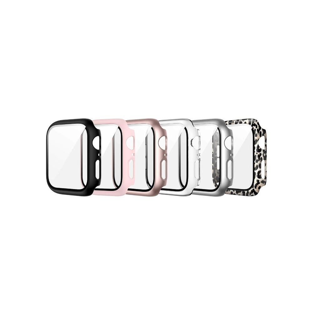 OneLink Gadgets 6 Pack Hard Cases for Apple Watch 41mm