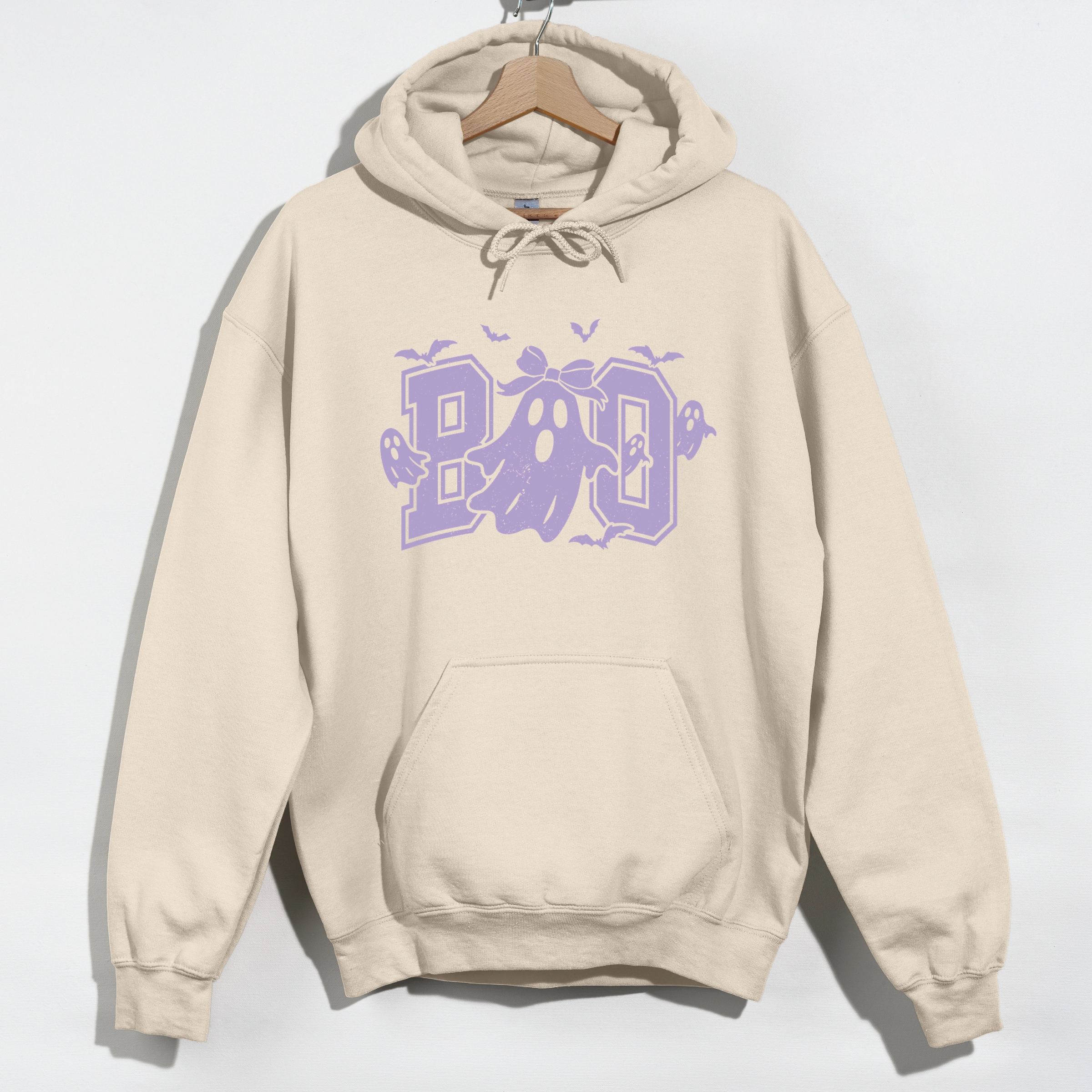 Simply Sage Market - Women's Graphic Hoodie Boo Varsity Ghosts Coquette