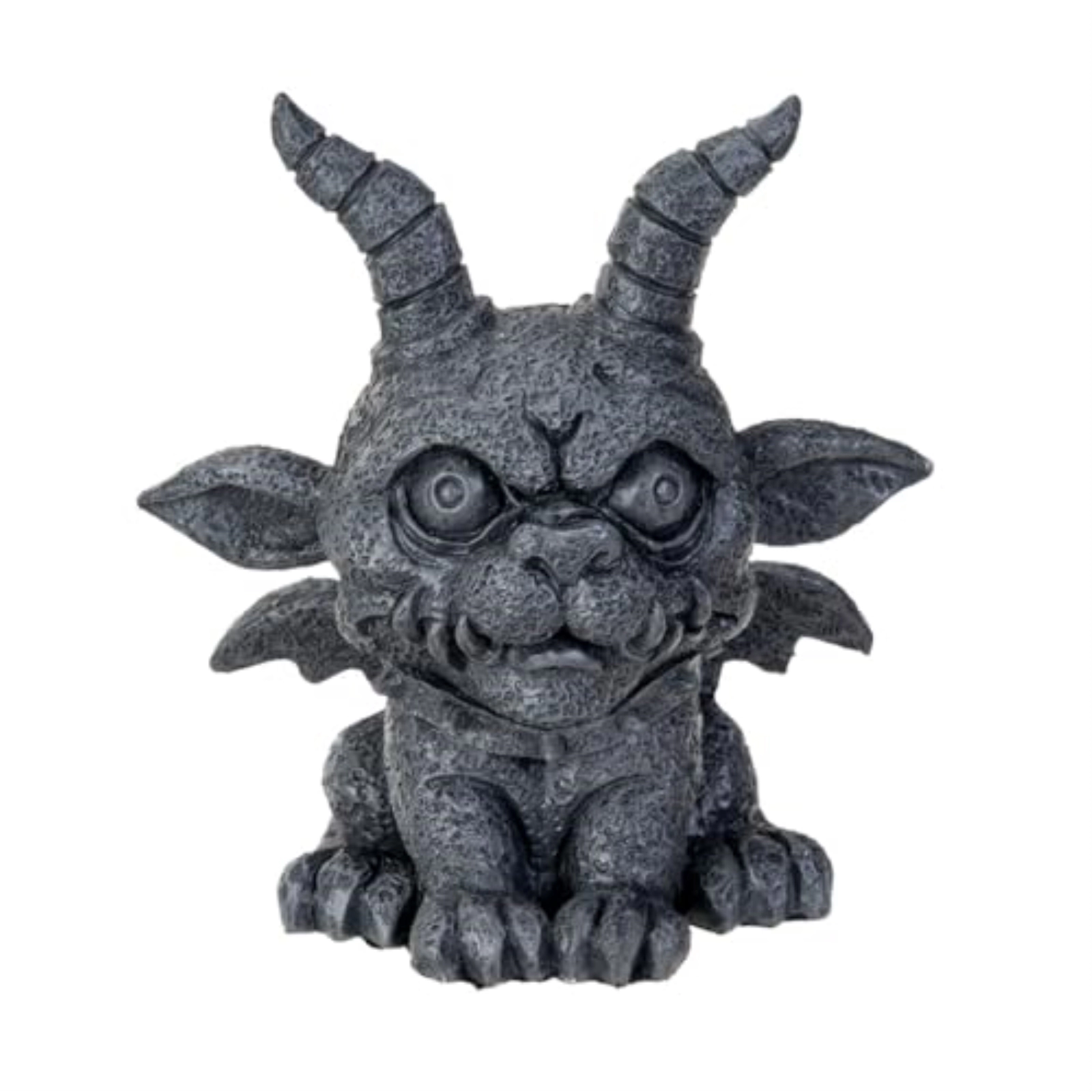 Pacific Giftware Gothic Gargoyle Agamon Resin Figurine Decorative Sculpture with Gray Stone-Look Finish 5.1 inch