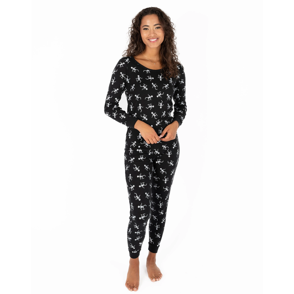 Leveret Women's 2-Piece Cotton Snug Fit Halloween Pajamas