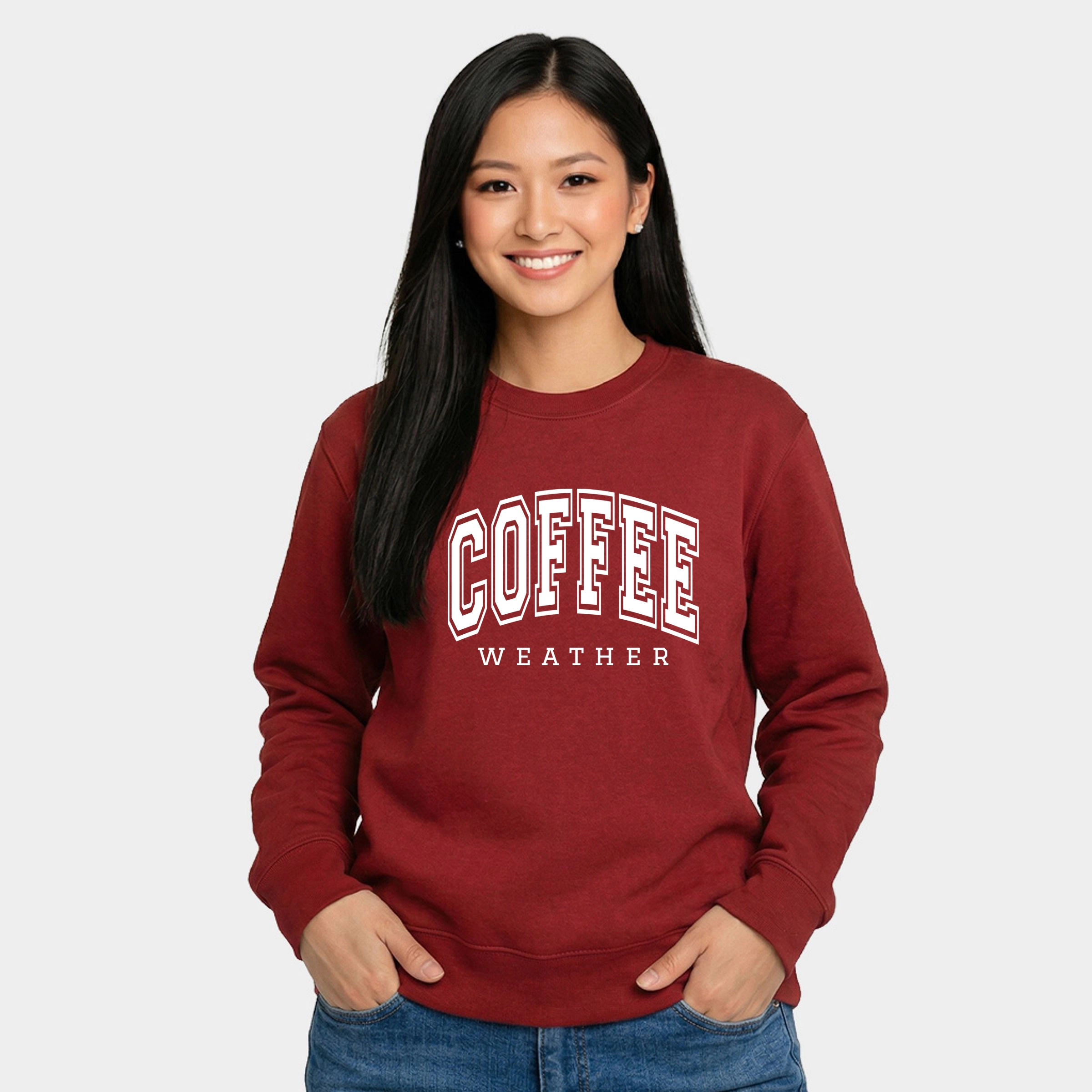 Simply Sage Market - Women's Graphic Sweatshirt Coffee Weather