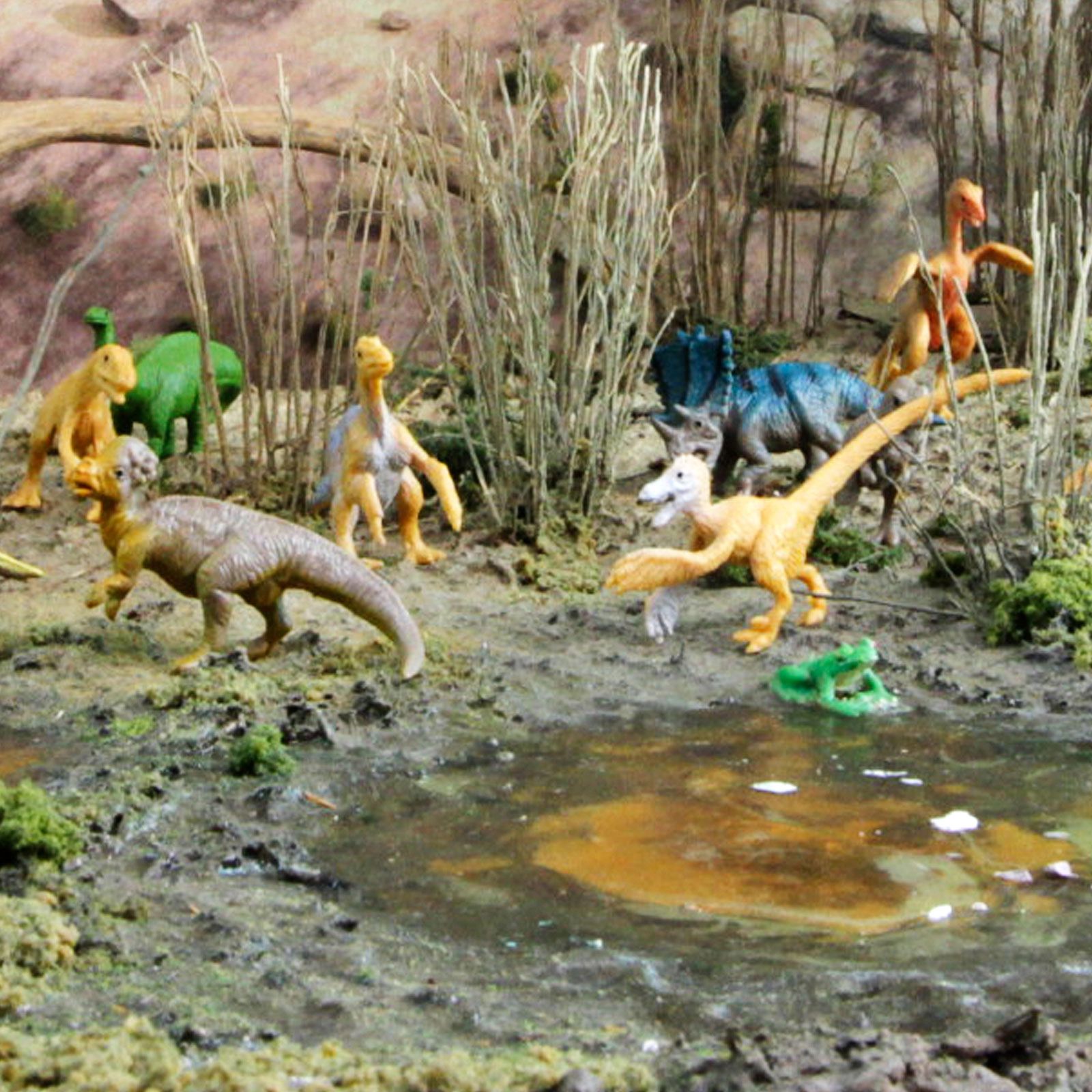 Safari Ltd. - Feathered Dinos TOOB - contains 12 Mini Figurines
