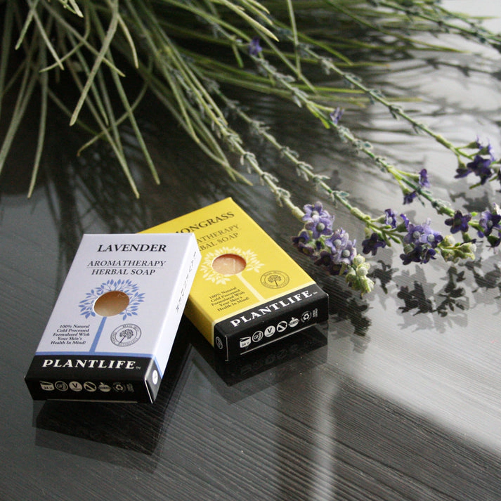 Plantlife Aromatherapy Herbal Soap Sampler 5-Pack Gift Set