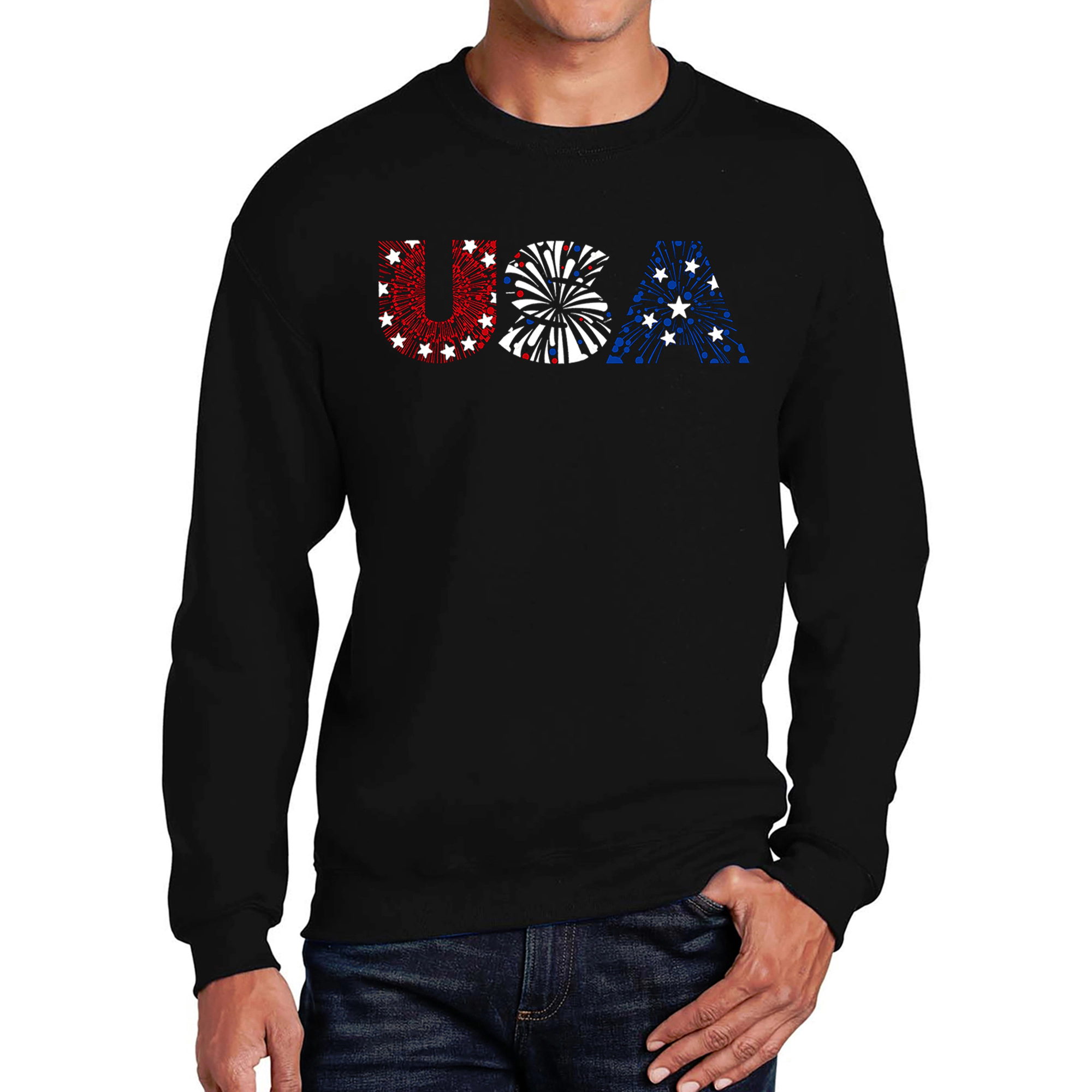 LA Pop Art John 3:16 - Men's Word Crewneck Sweatshirt