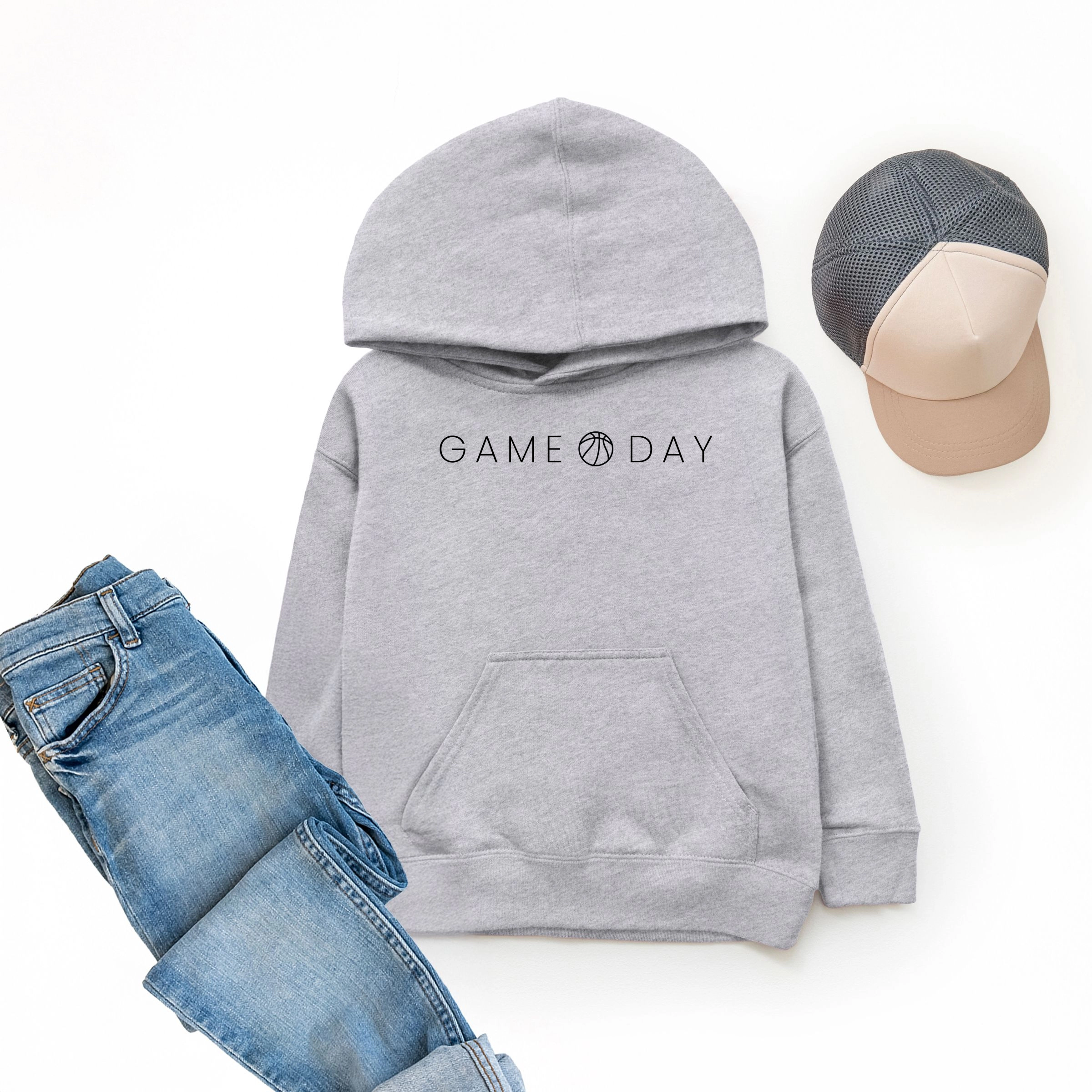 The Juniper Shop - Game Day Basketball Thin Youth Graphic Hoodie