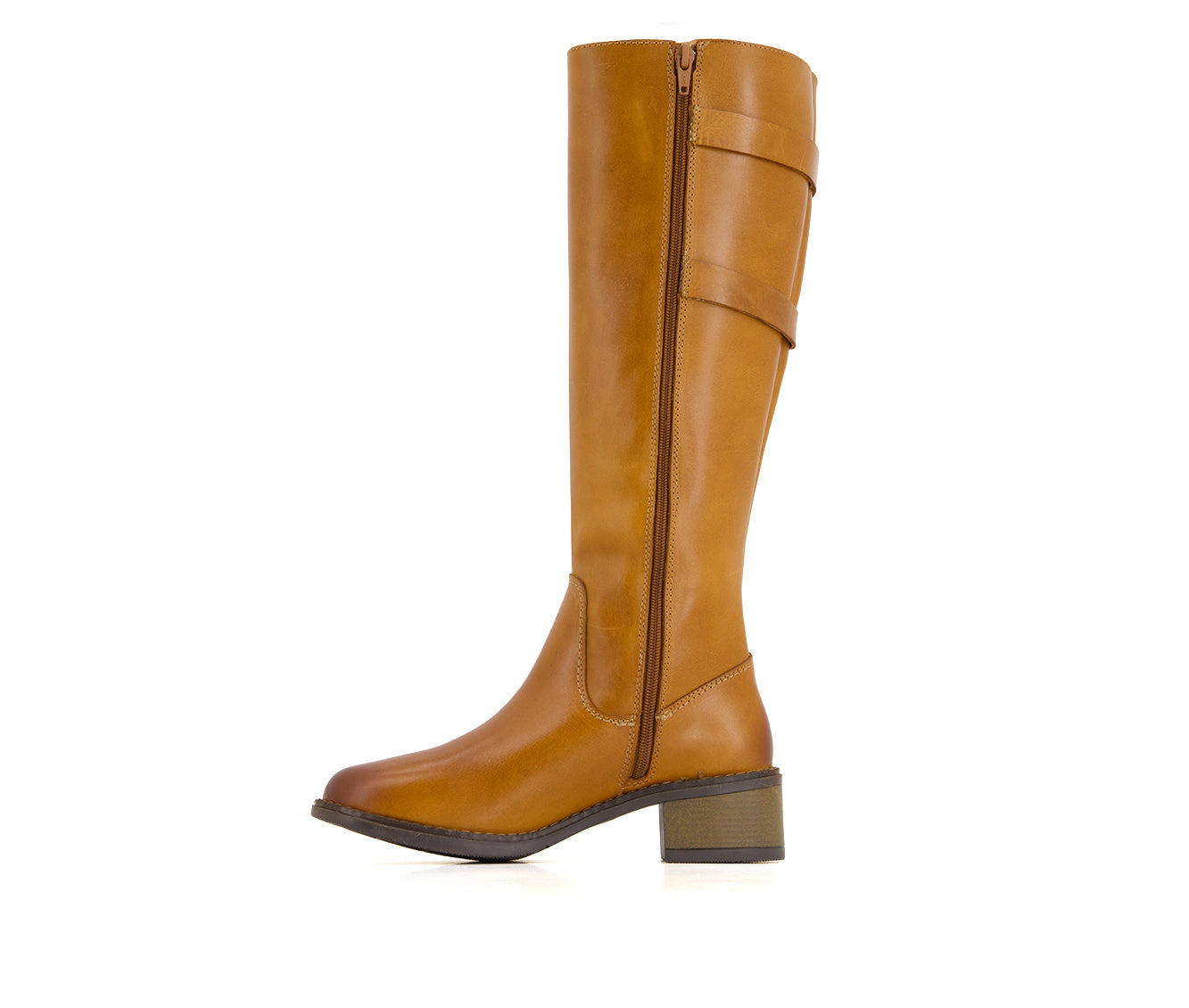 Andrea Womens Genuine Leather Tall Riding Boots
