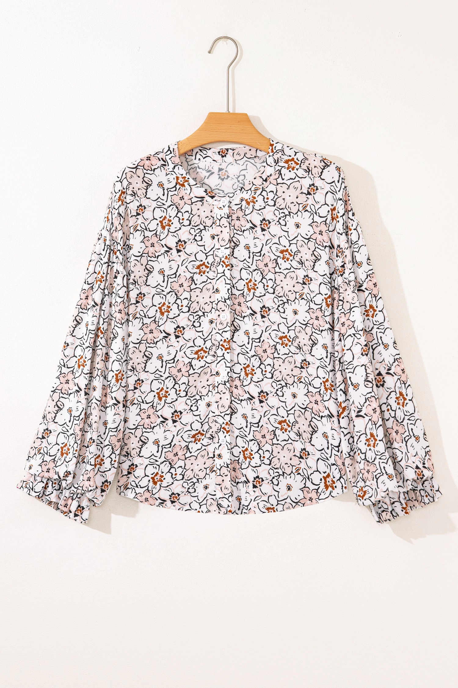 Threaded Pear Women's Aubrey Puff Sleeve Down Shirt