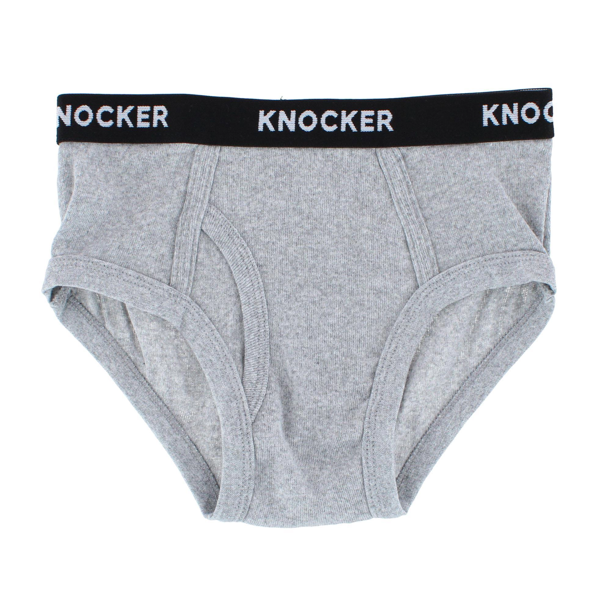 Knocker Boy's Cotton Band Briefs (3 Pack)