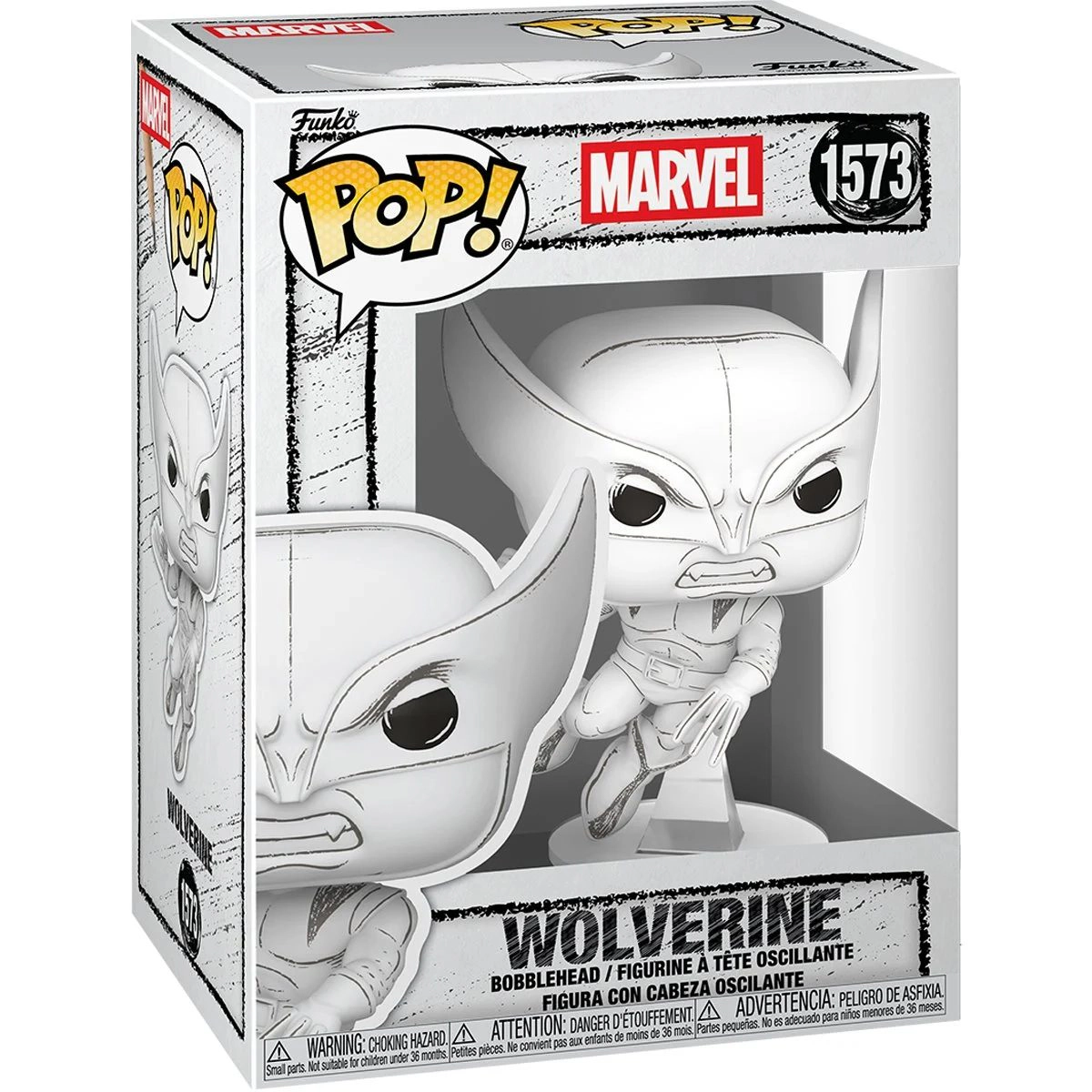 Funko Pop! Marvel Sketched: Wolverine #1573