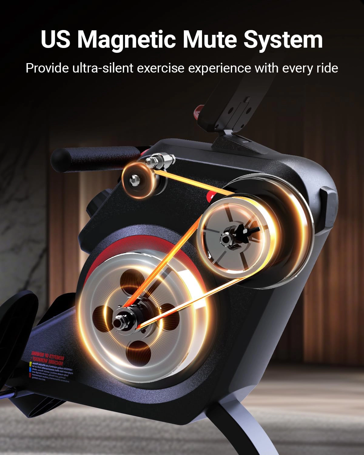 HARISON Magnetic Rowing Machine for Home, Quiet Rower with 16-Level Resistance, Bluetooth App & 350 LB Capacity
