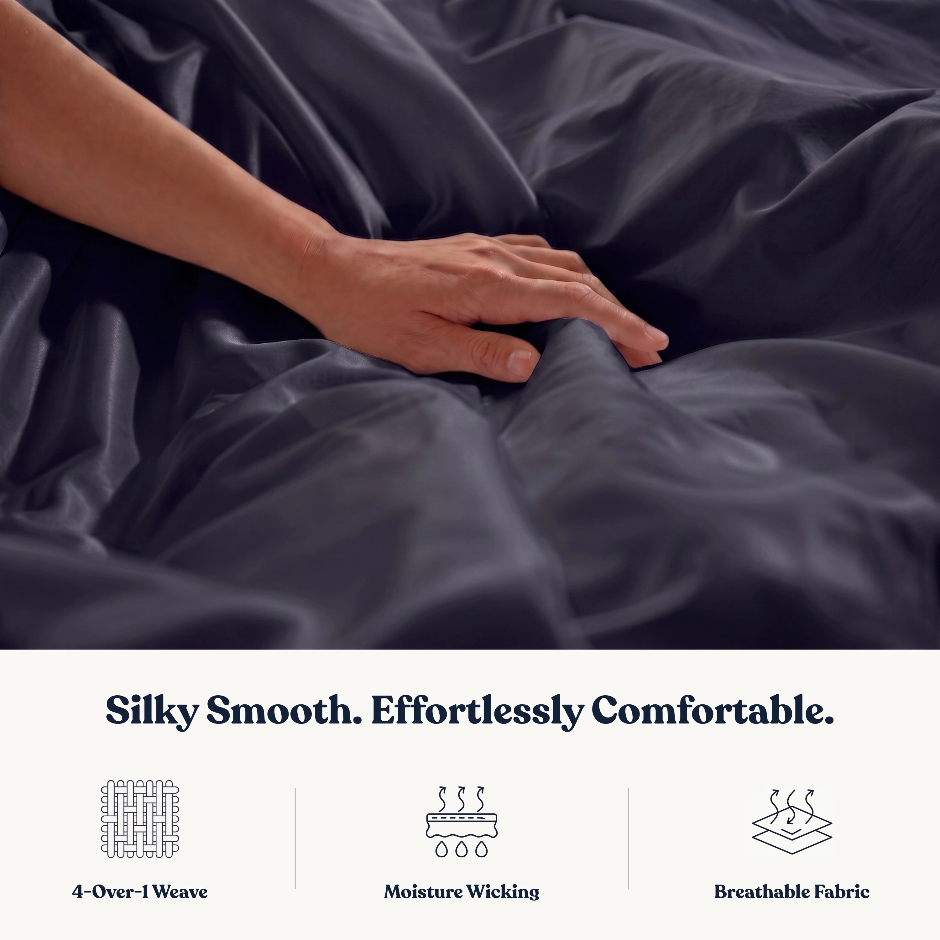 Delara GOTS Certified Organic Cotton Fitted Sheet, 400 Thread Count, Long Staple Cotton, Soft & Breathable