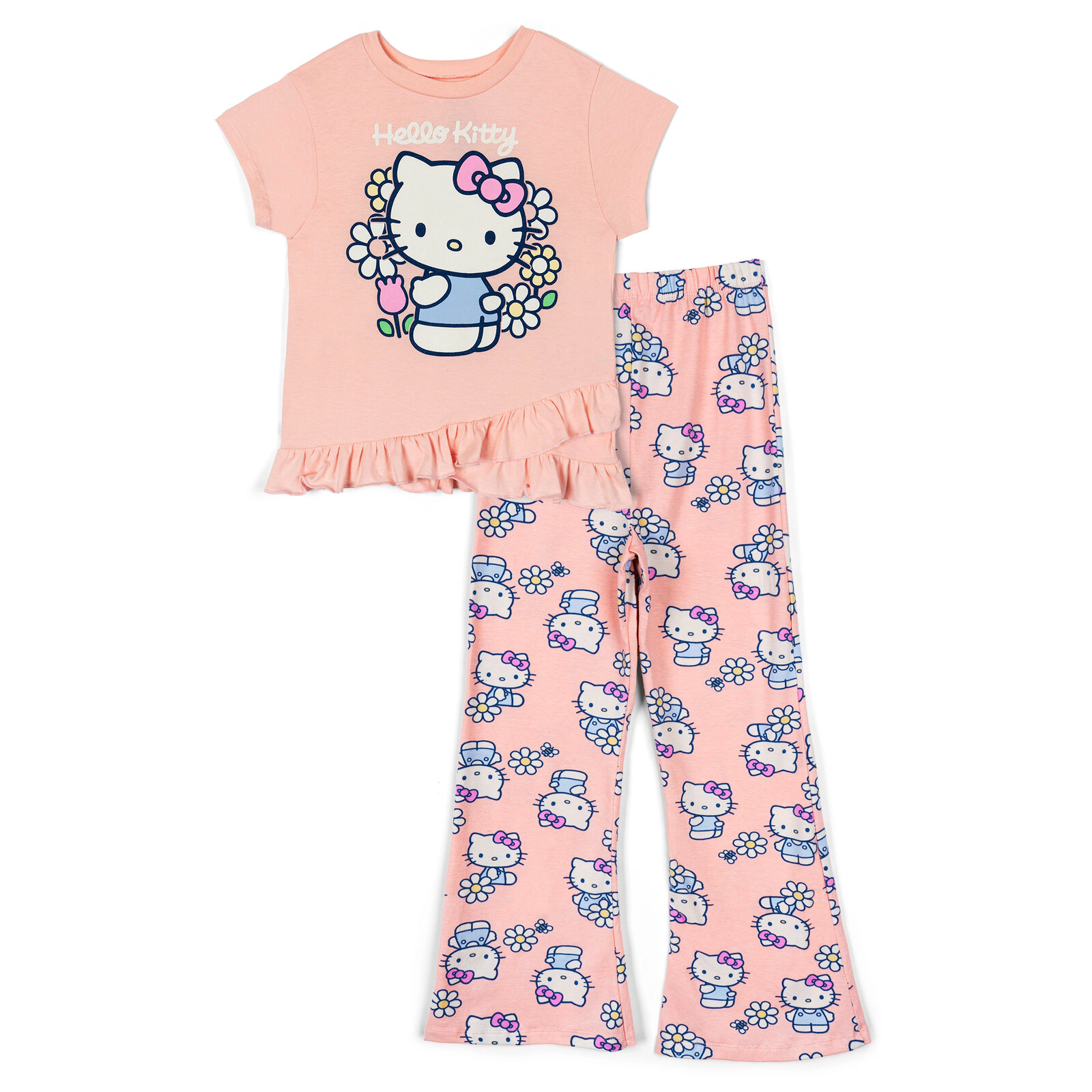 Hello Kitty Girls' 2-Piece T-Shirt and Leggings Set