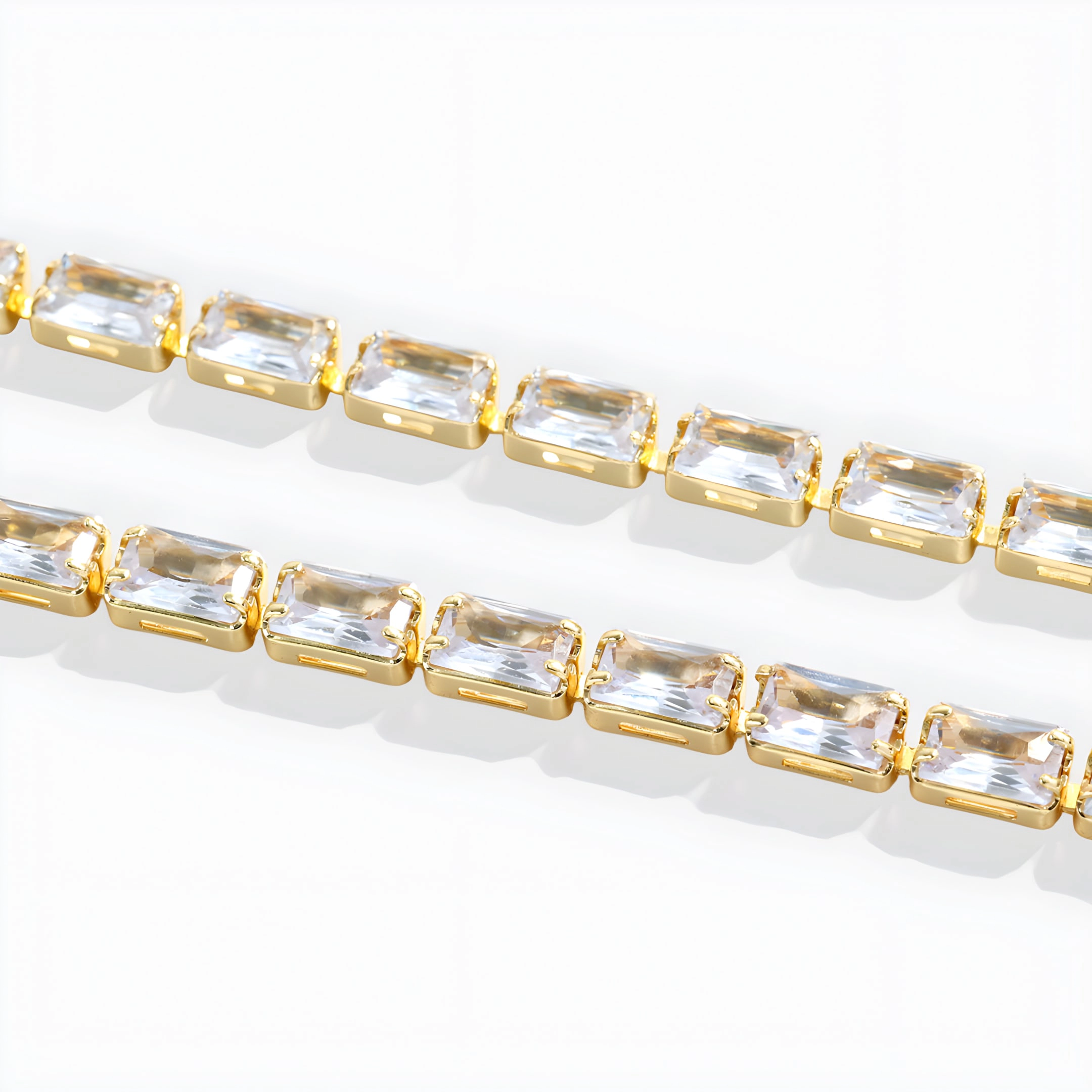 Mint & Lily Women's Baguette Tennis Bracelet