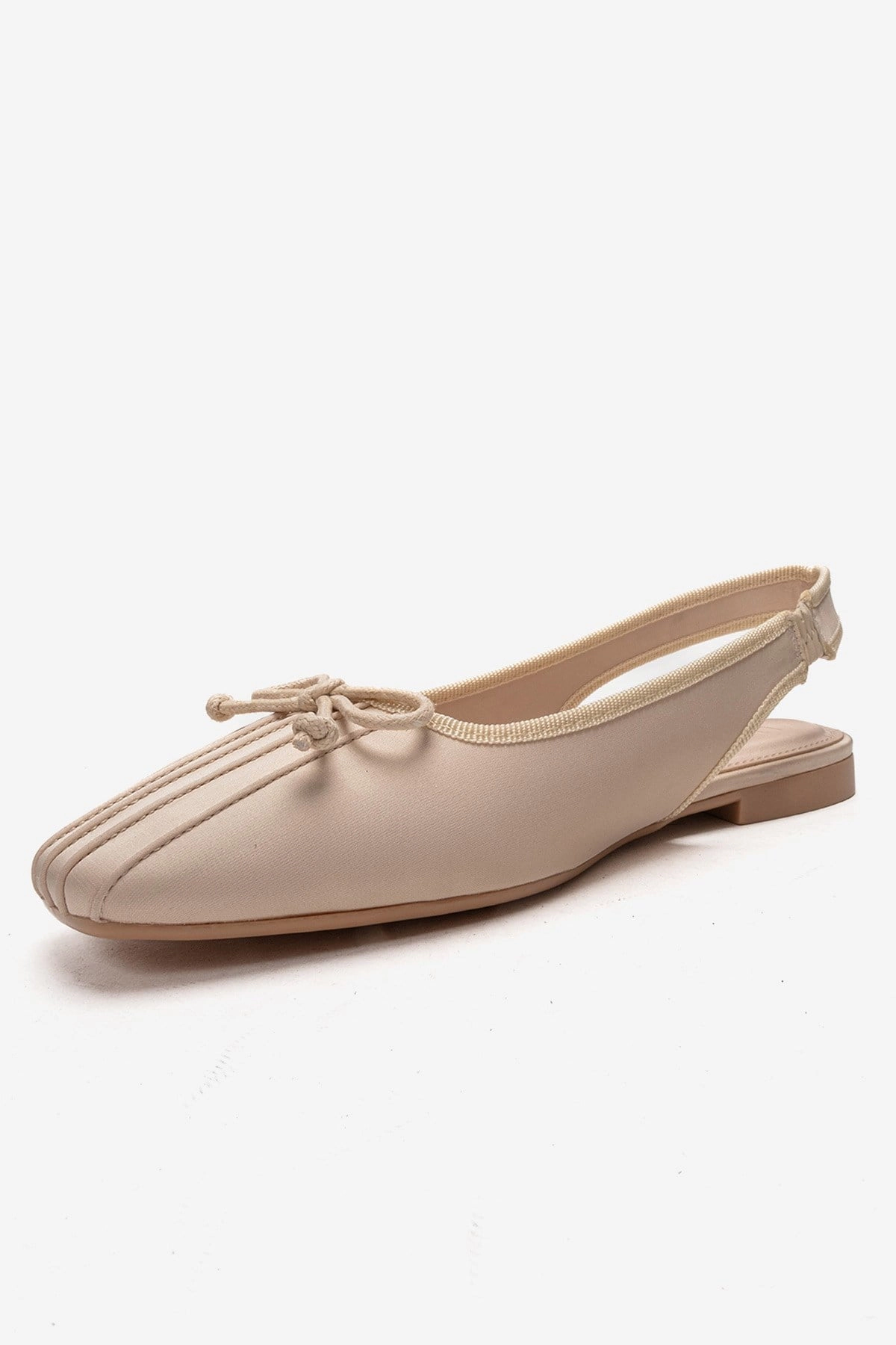 Prologue Shoes Womens Zelvia Bow Slingback Ballet Flat