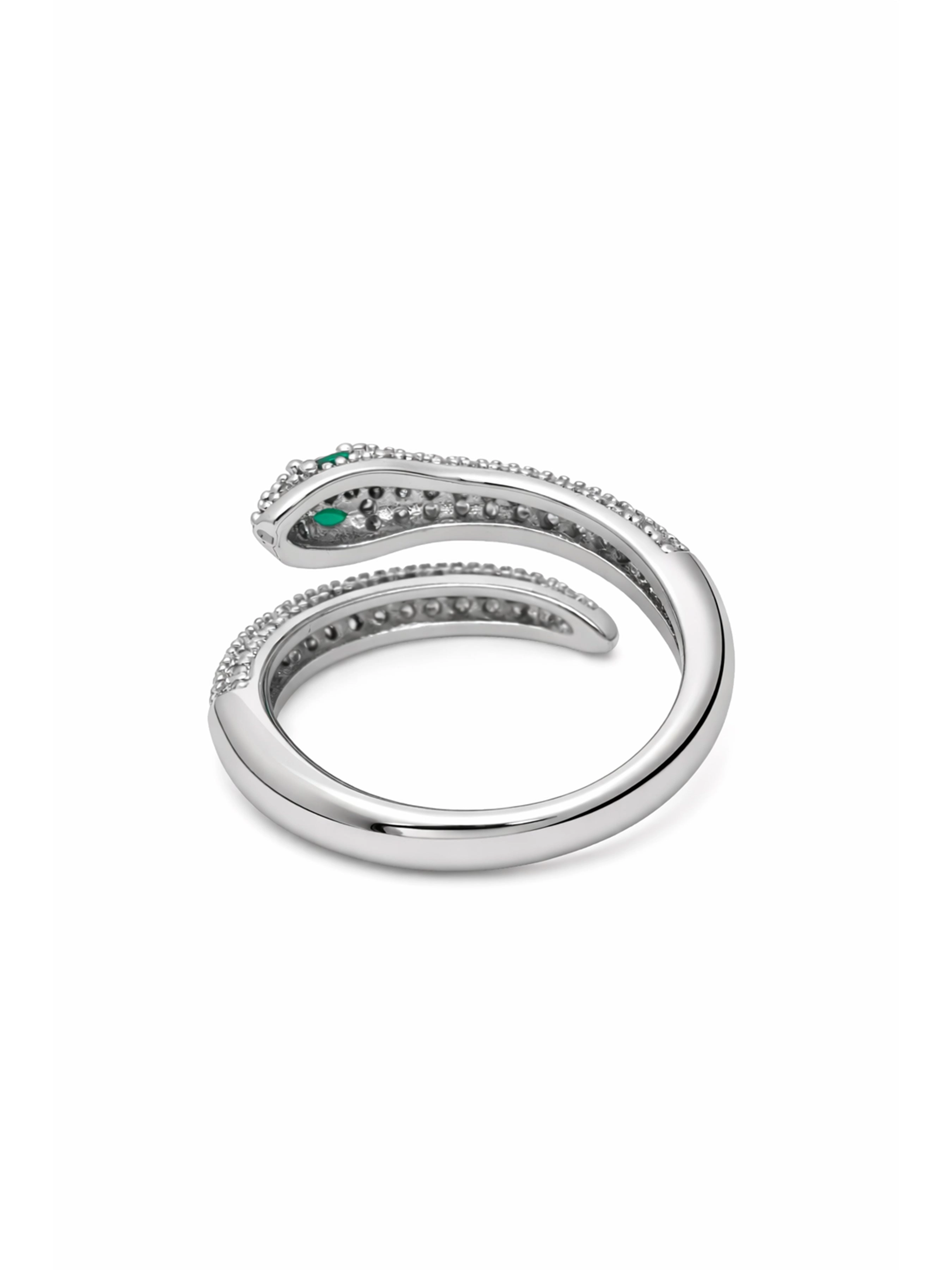 AGP Paris Women's Pave Serpent Wrap Ring