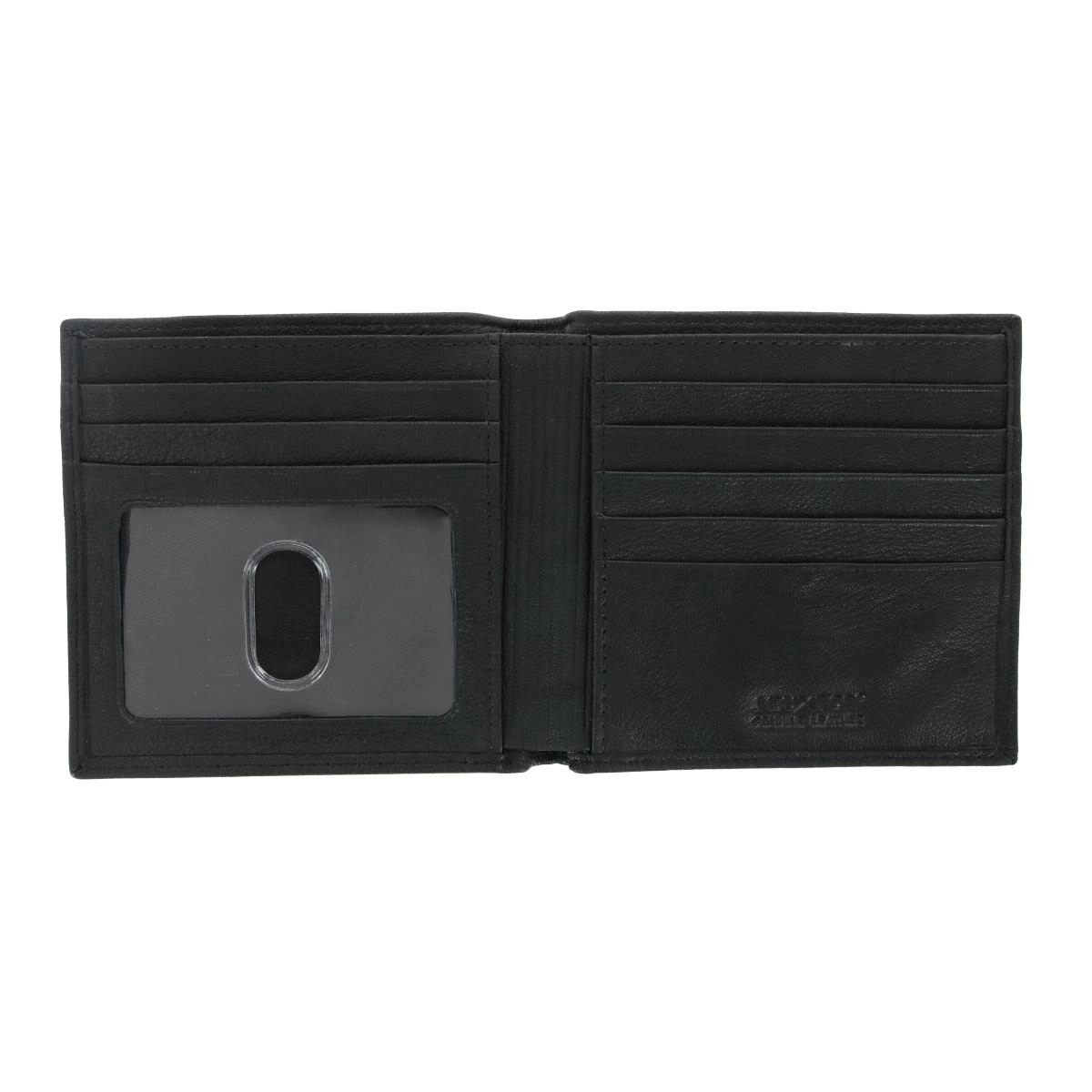 Buxton Men's Dakota Leather RFID Cardex Hipster Wallet
