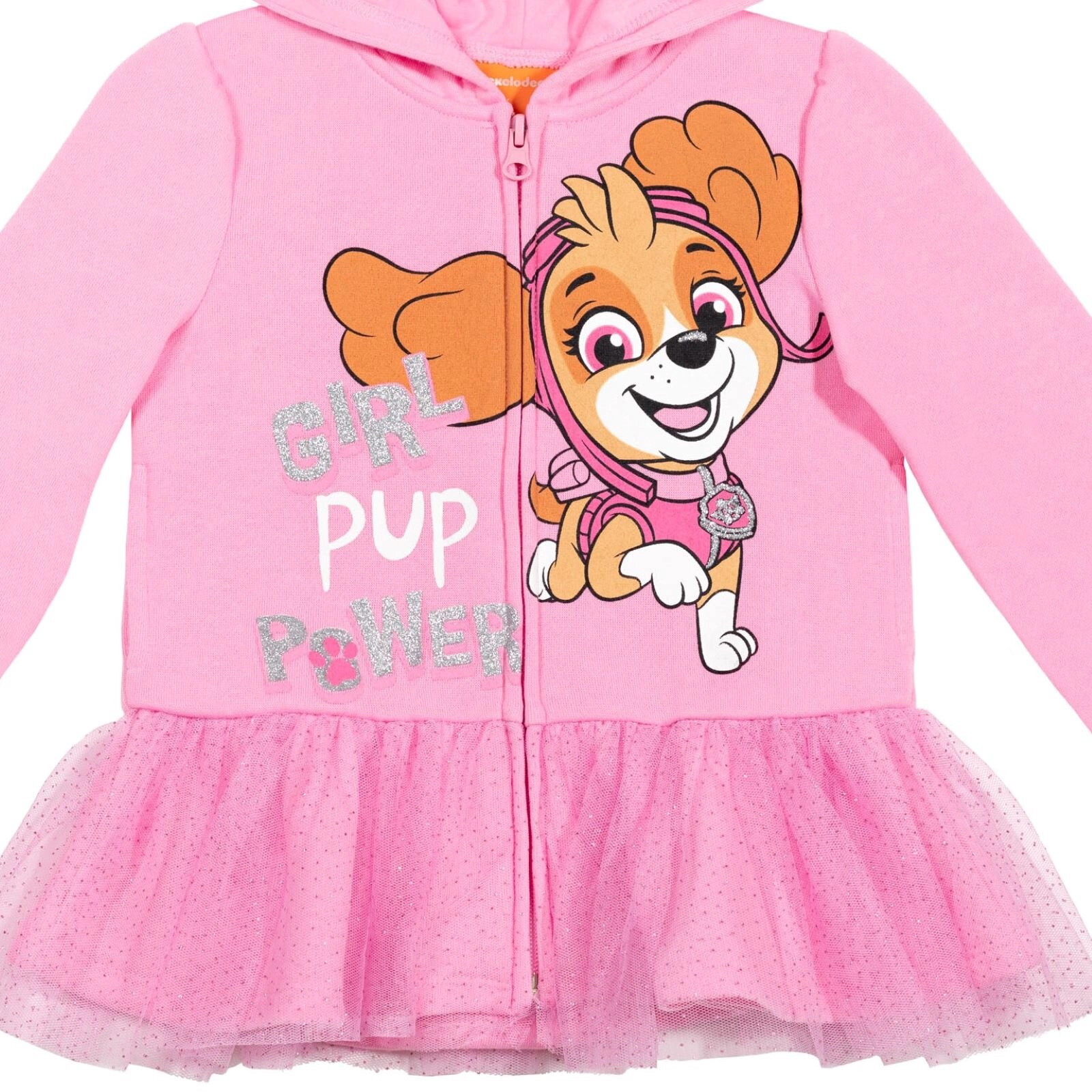 Paw Patrol Skye Girls' Fleece Zip-Up Hoodie