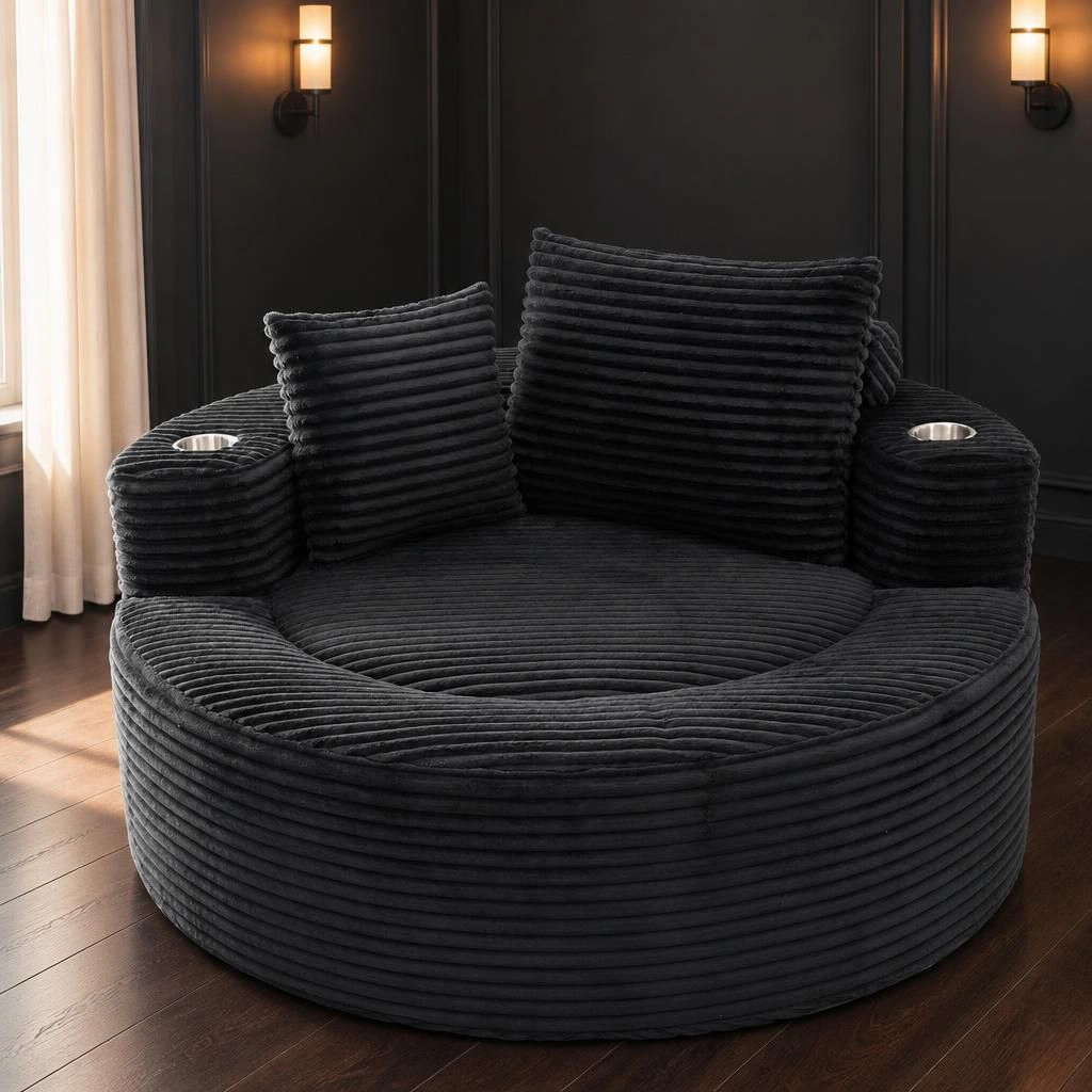 GOODSILO Convertible Dual Purpose Comfortable Upholstered Sofa Bed