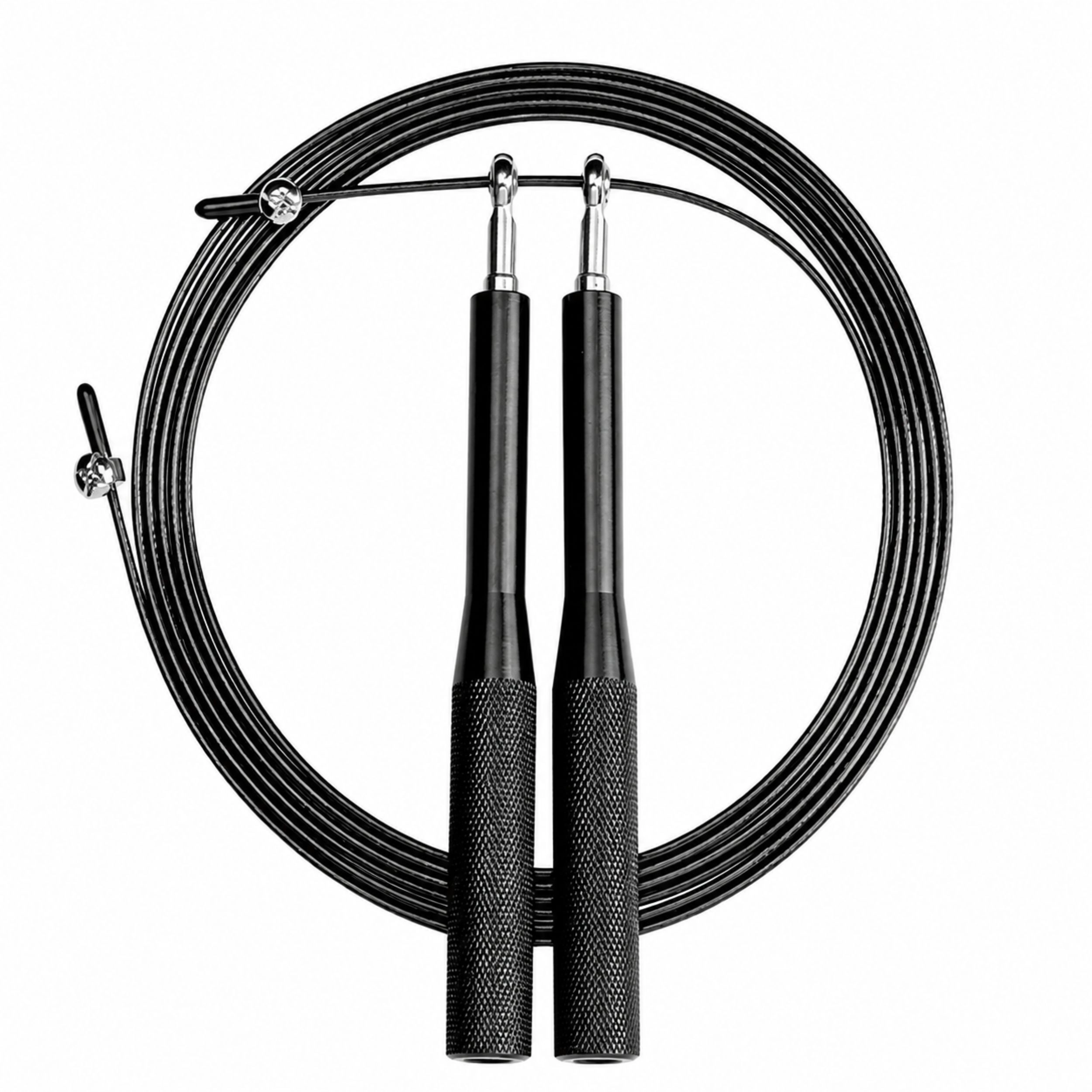 Home Collection Adjustable Speed Jump Rope with Aluminum Handles and Ball Bearings