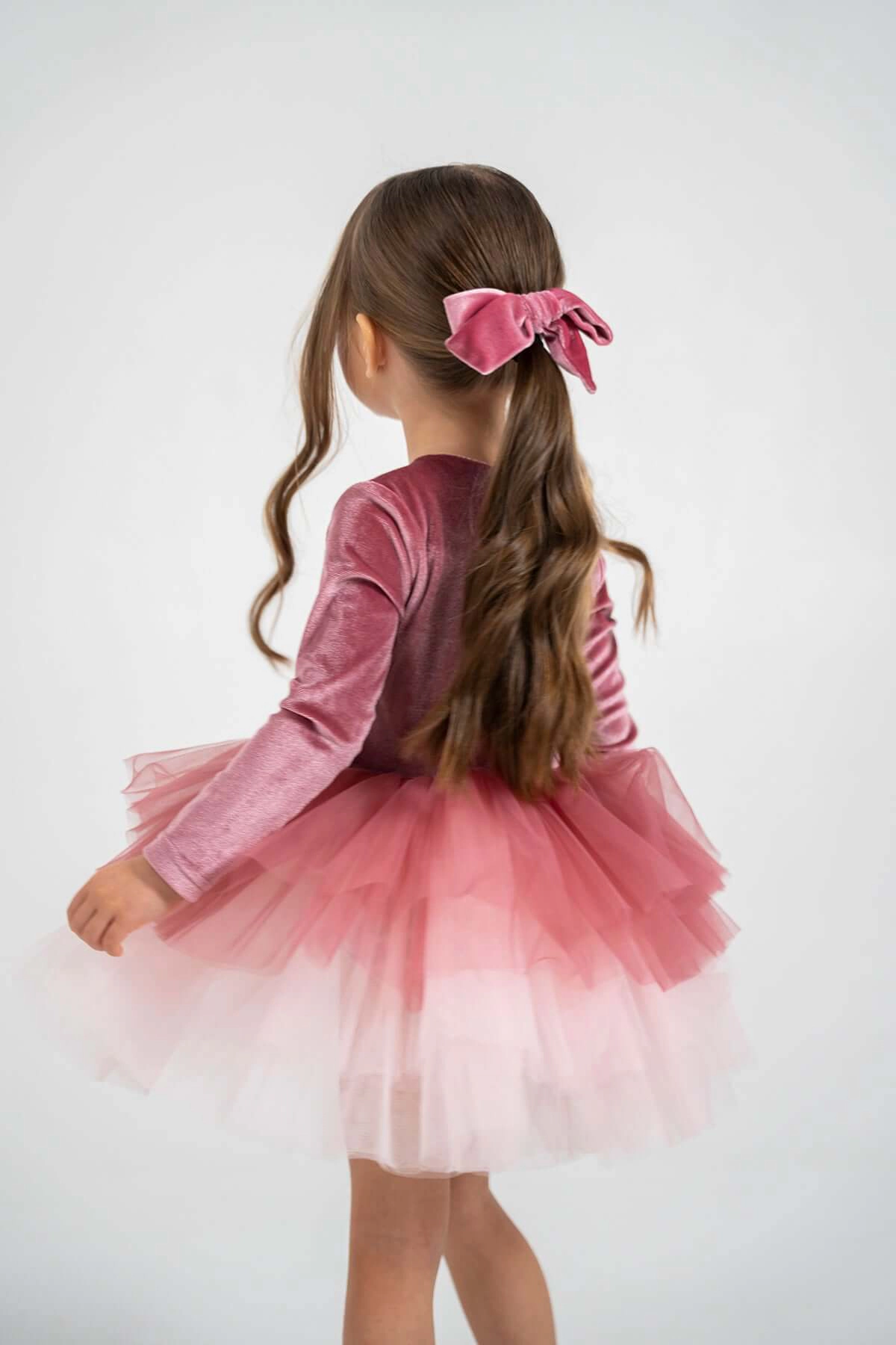Mini Celebrities Girls Velvet Tutu Dress