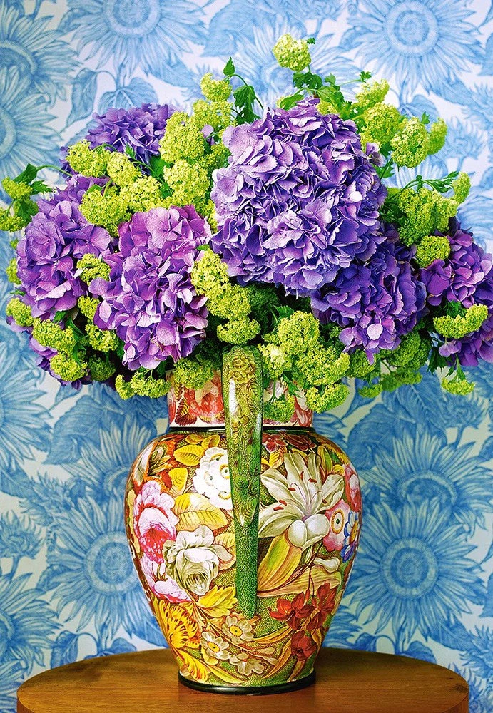 CASTORLAND 1000 Piece Jigsaw Puzzles, Bouquet of Hydrangeas, Floral still life, Classic, C-104352-2