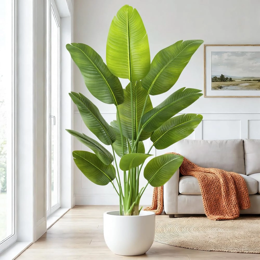 Whimsy Toys 5ft Lifelike Bird of Paradise Artificial Plant