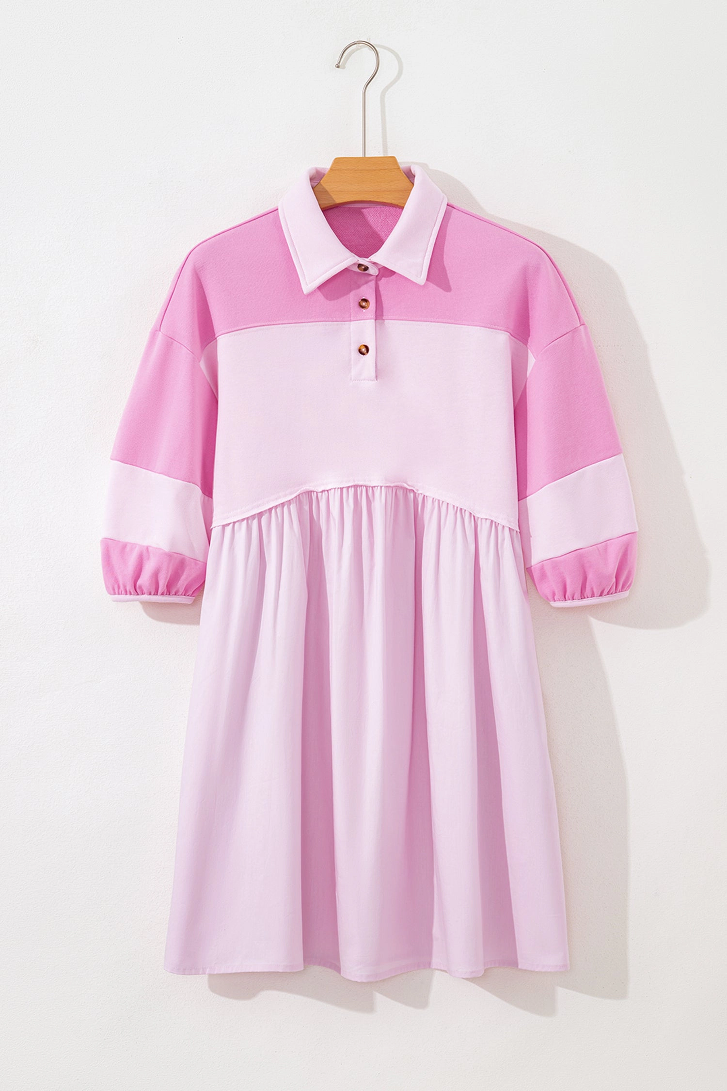 Threaded Pear Kristen Collar Mini Dress