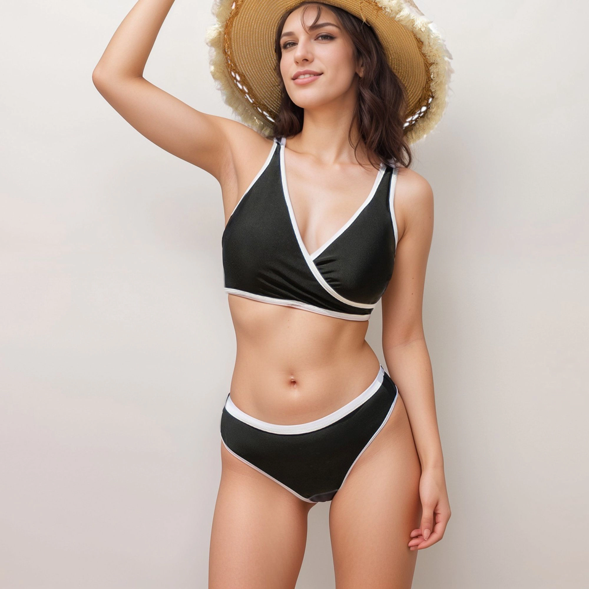 Anna Kaci Womens Two-Piece Bikini Set