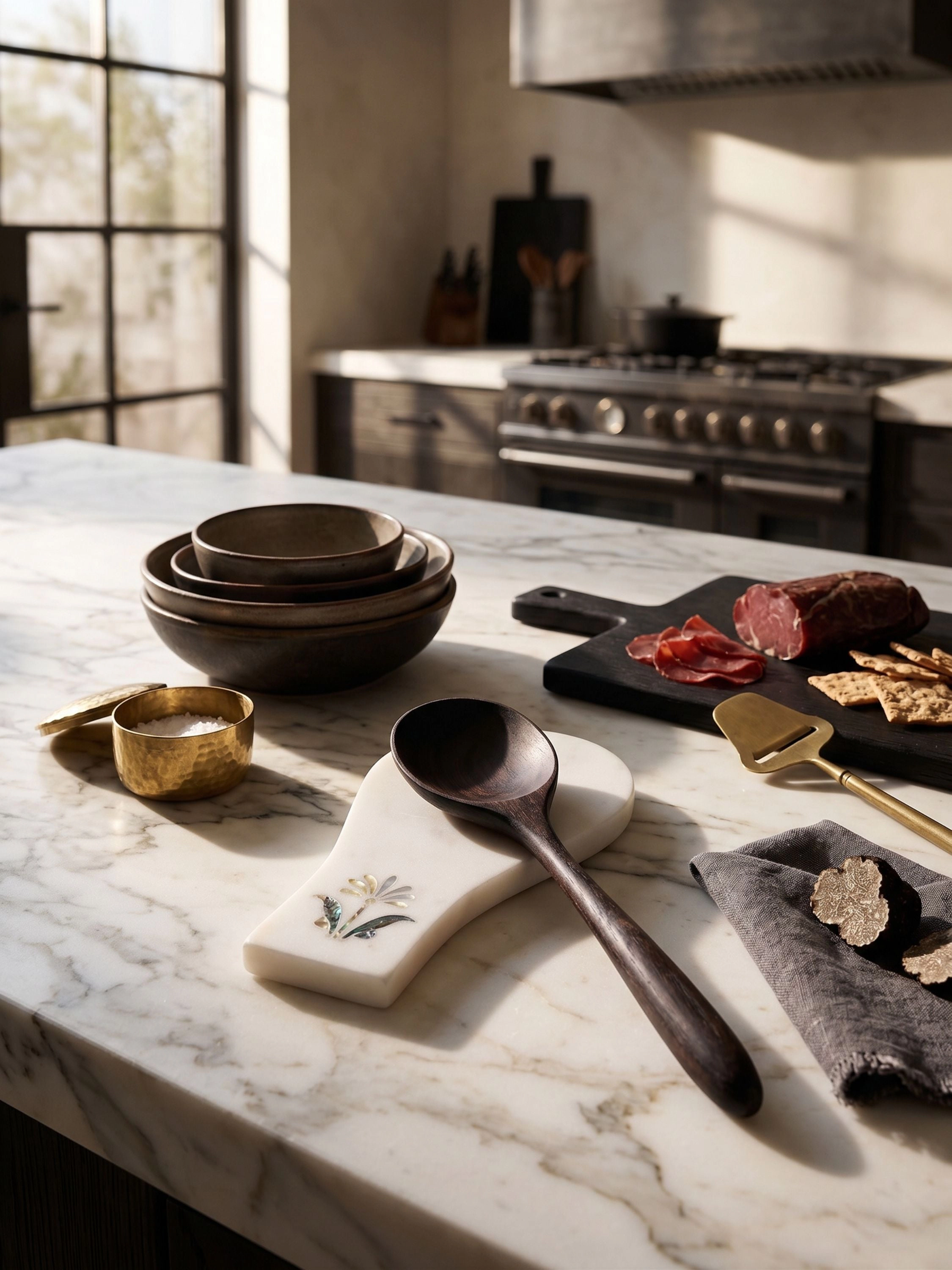 GAURI KOHLI Jaipore Marble Spoon Rest