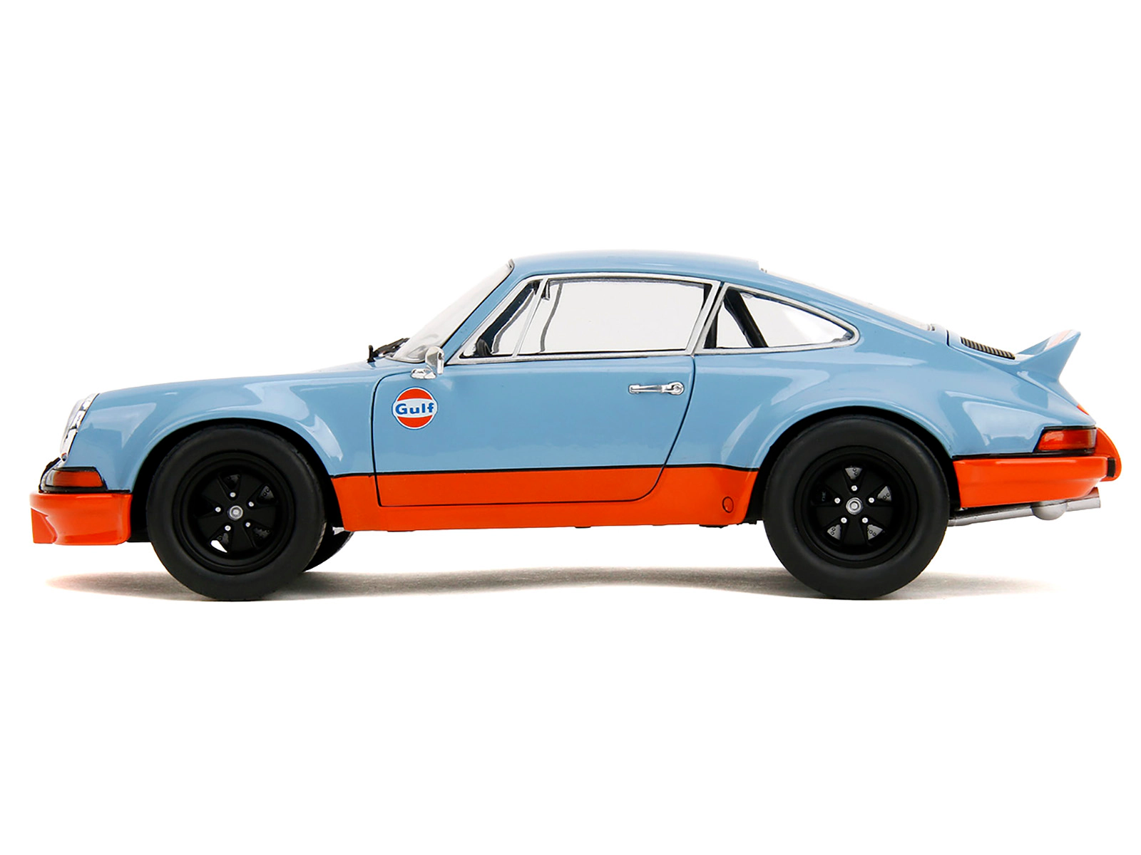 Jada Porsche 911 RSR "Gulf Oil" Light Blue with Orange Stripes "Pink Slips" Series 1/18 Diecast Model Car by Jada