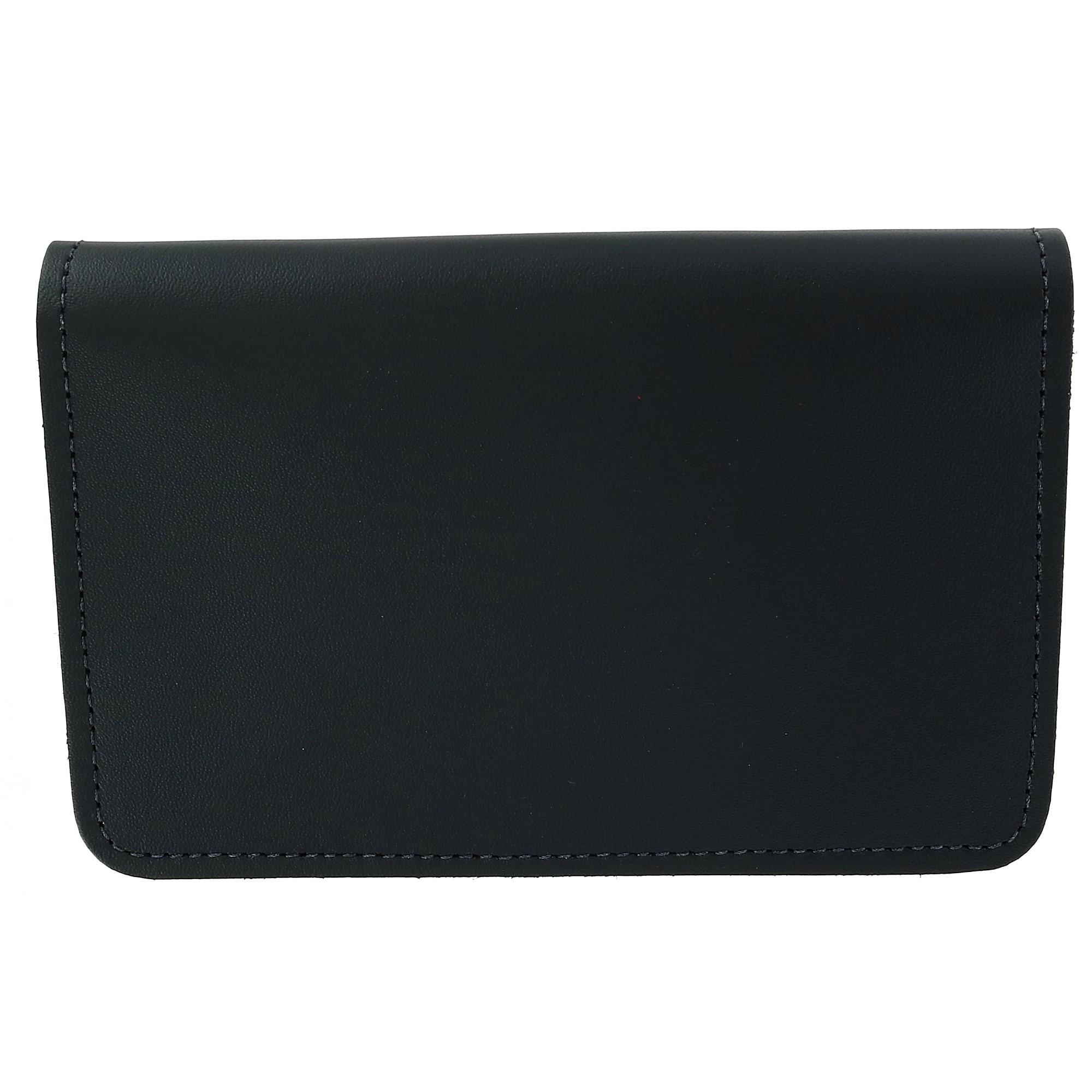 CTM Leather Top Stub Checkbook Cover Wallet