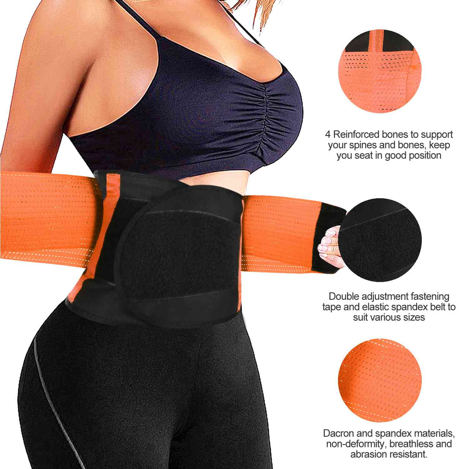 GBruno U-Shaped Waist Trimmer Belt
