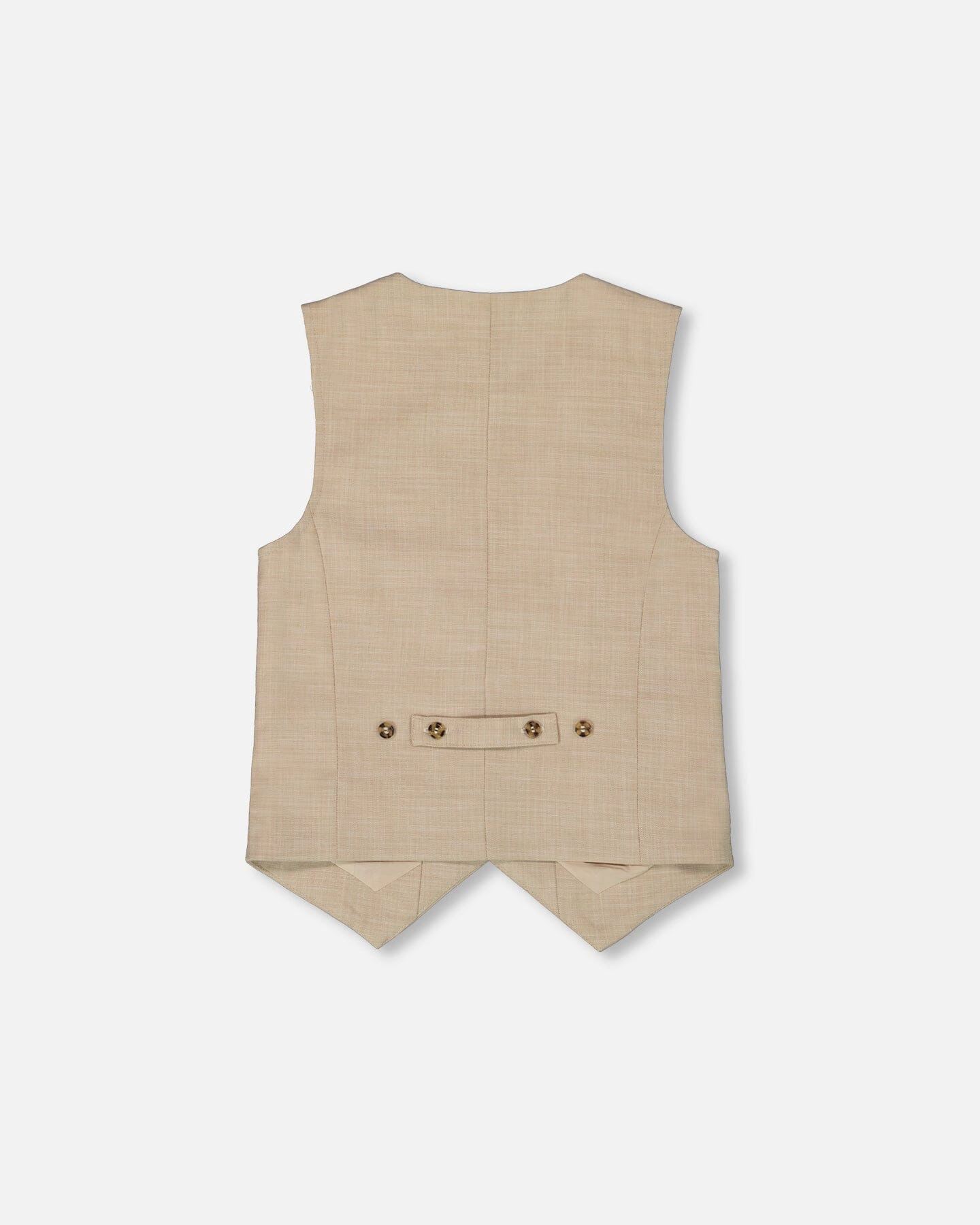 Deux par Boys Fully Lined Button Front Vest
