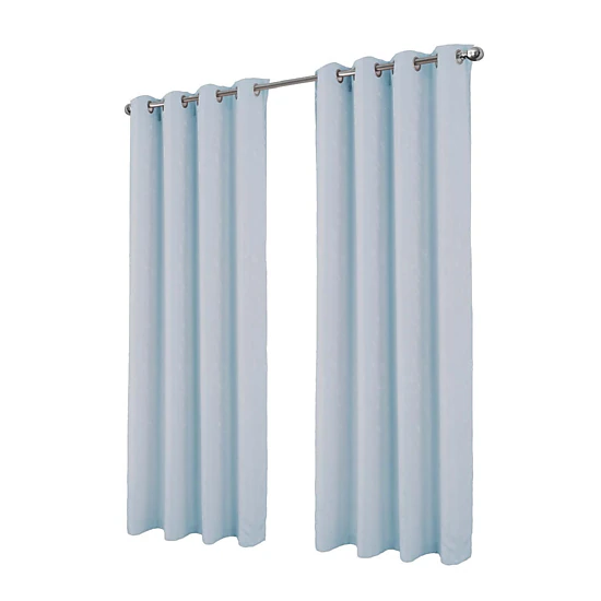 RT Designer Collection Cosmo Shimmer Jacquard Grommet Curtain Panel 54" x 84" Silver