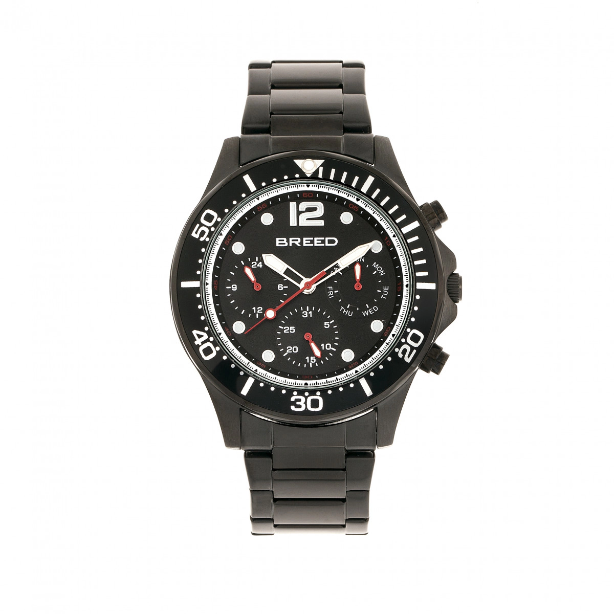 Breed Pegasus Bracelet Watch w/Day/Date