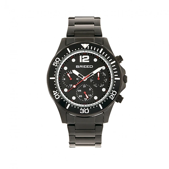 Breed Pegasus Bracelet Watch w/Day/Date