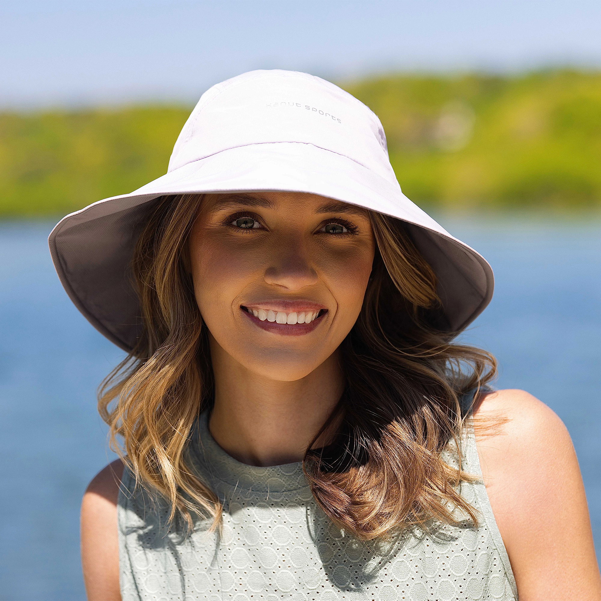 Kenosha Bucket Hat - Womens UPF 50+ Wide Brim, Moisture-Wicking Polyester