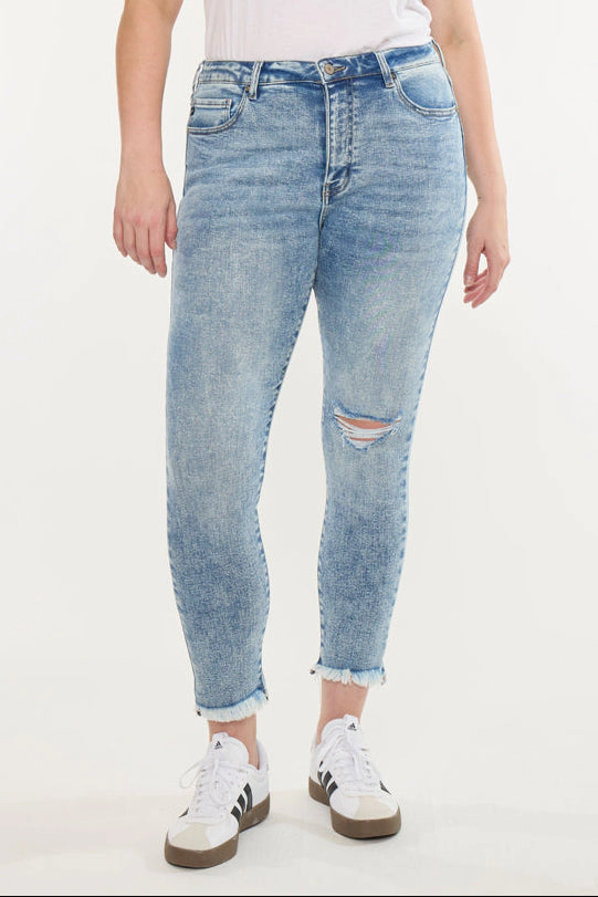 KanCan Women's Plus High Rise Ankle Skinny Jeans Bellita