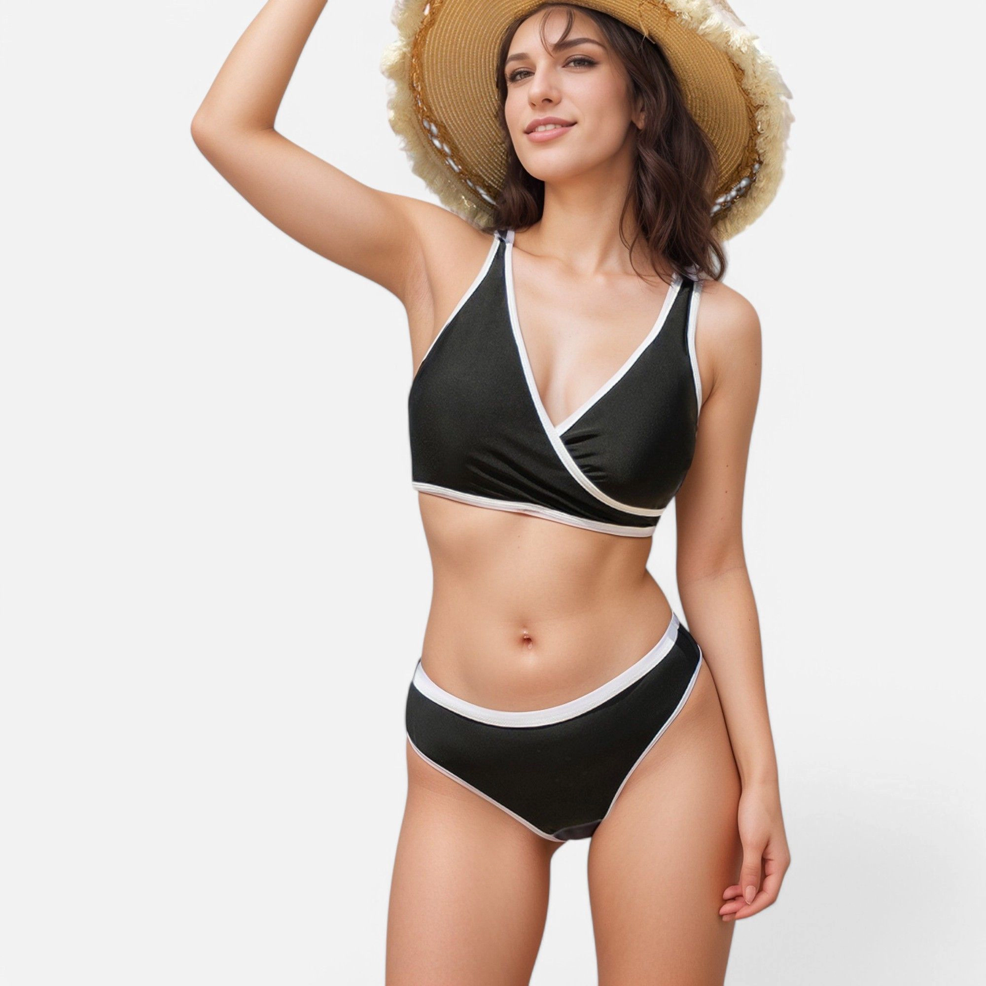 Anna Kaci Womens Two-Piece Bikini Set