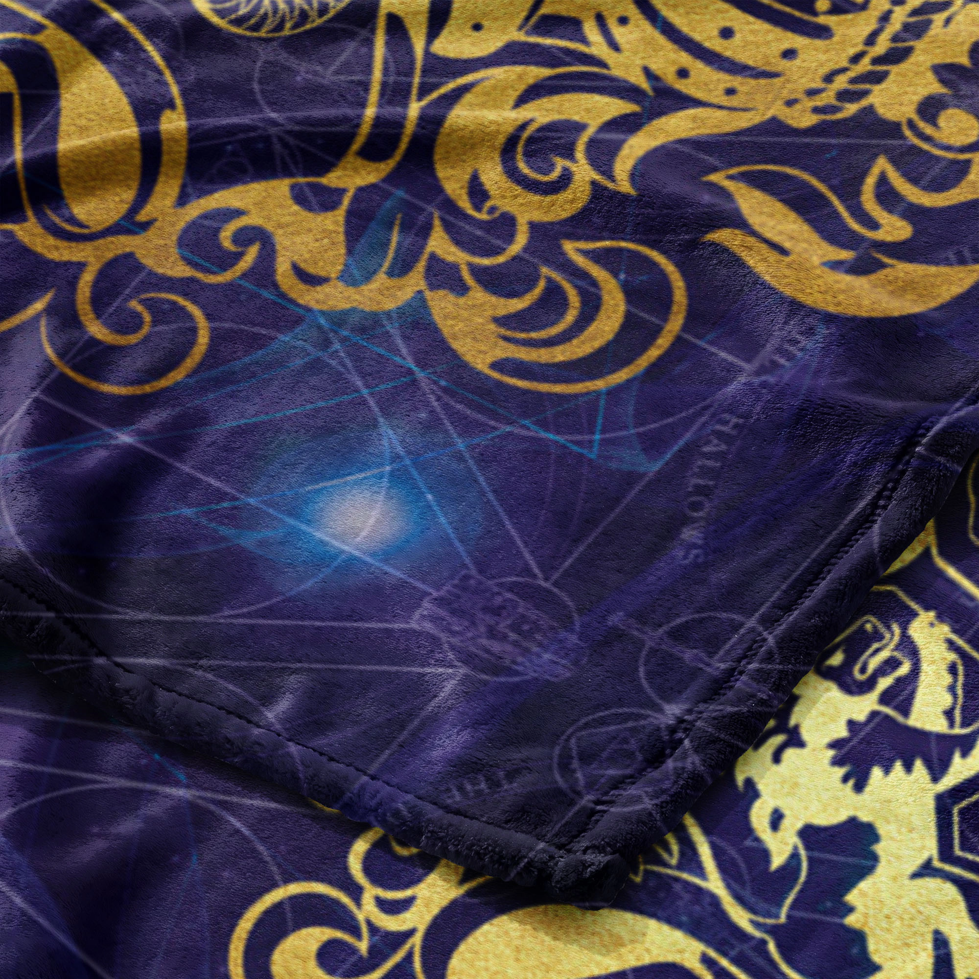 Sweet Home Collection Kids Harry Potter "Celestial Hogwarts" Micro Raschel Throw Blanket 46"x60"