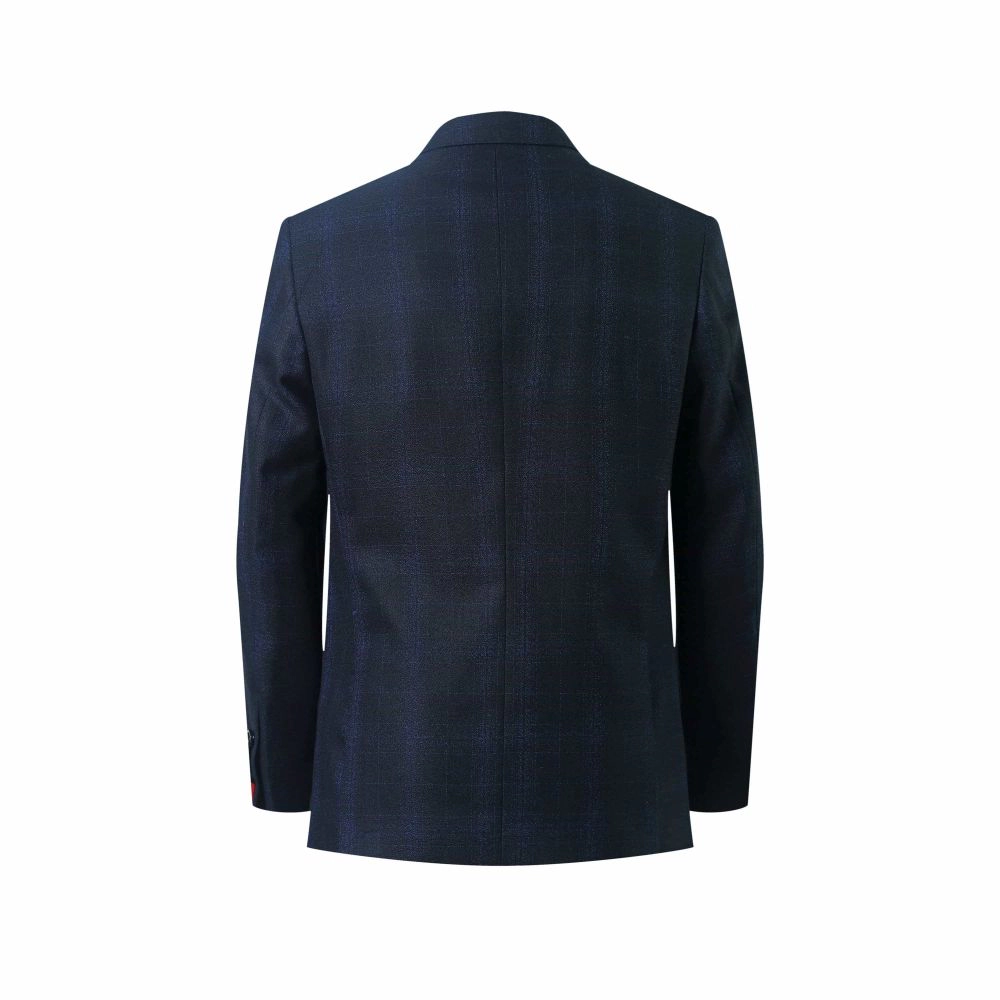 Elie Balleh Boys Slim Fit Checke Sports Coat Blazer